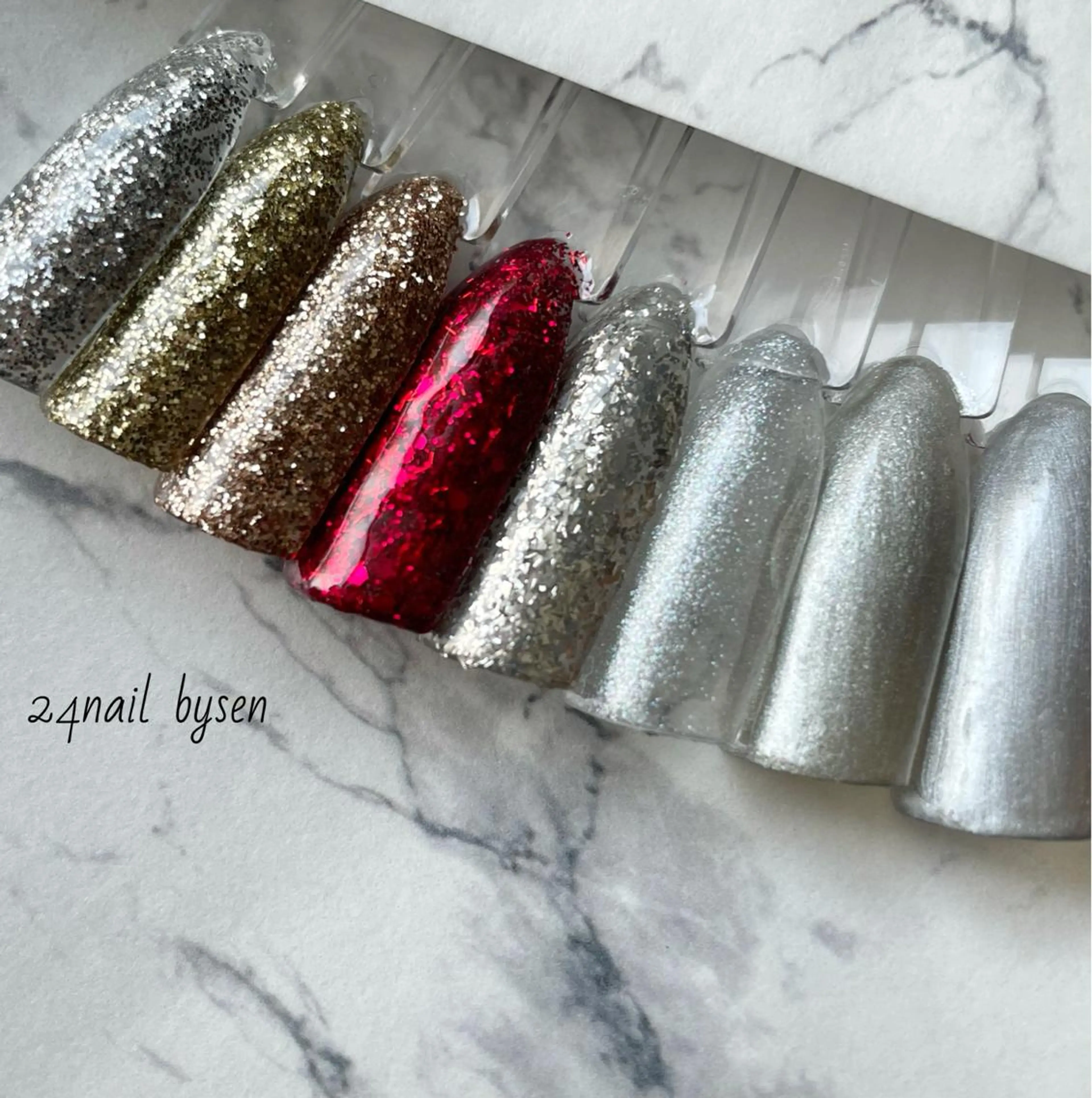 ネイル ラメ(グリッター) Atelier by 24nail/Ayaのネイルデザイン