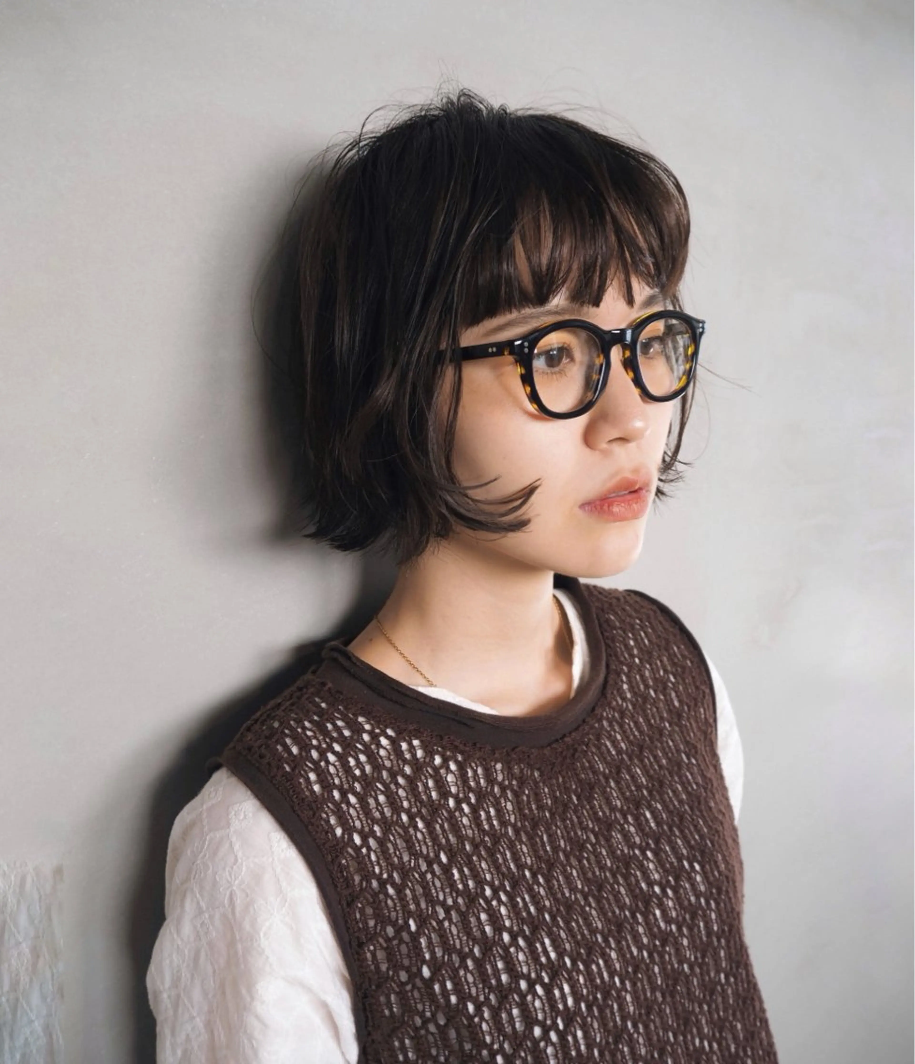 ミディアム カット パーマ 小野 龍樹のヘアスタイル