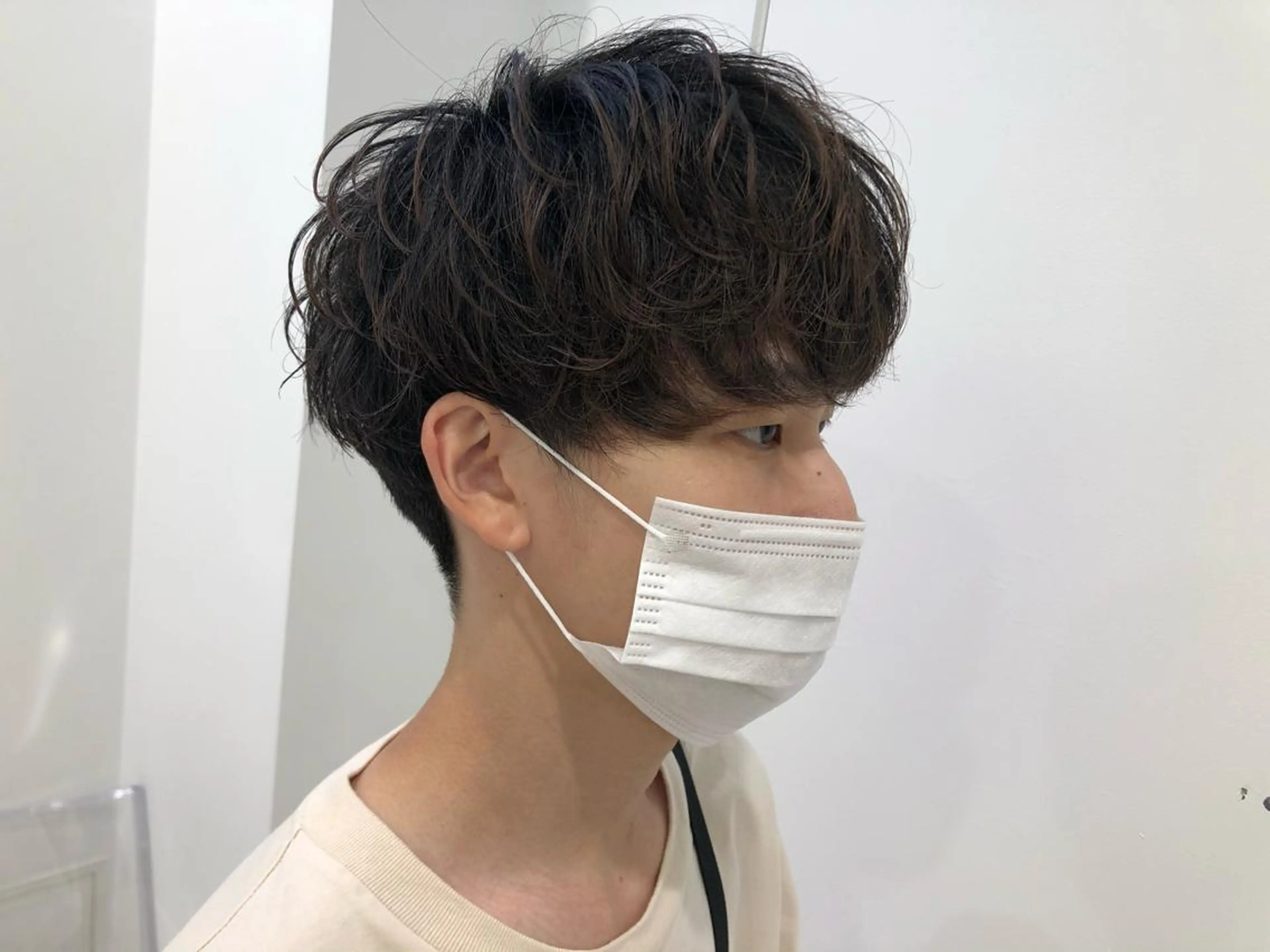 パーマ メンズ BABY 艶髪暗髪ヘア💖達人のヘアスタイル