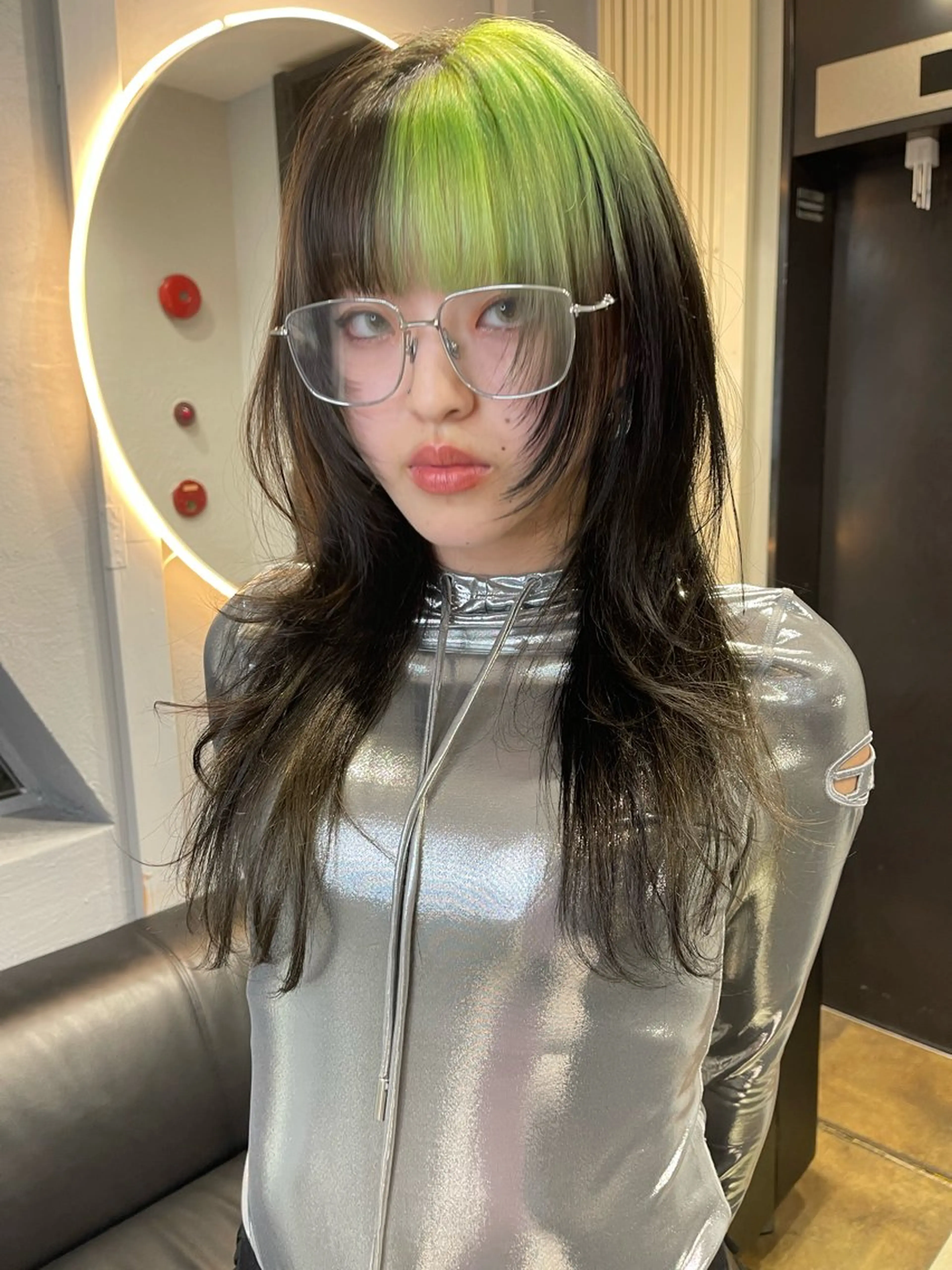 巻き仕上げOK👌　前髪カット⭐️の写真
