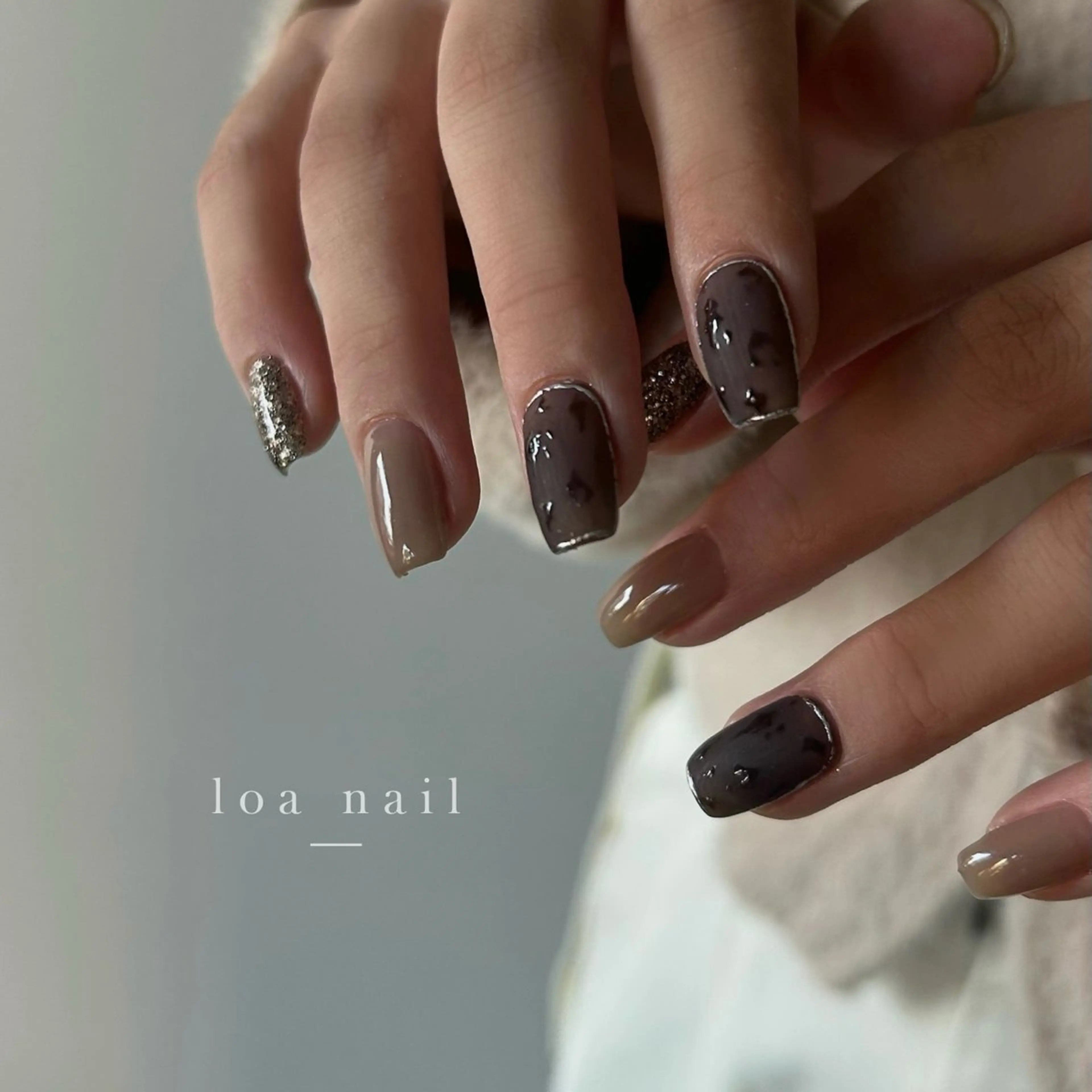 ネイル ハンドネイル l o a _ n a i lのネイルデザイン