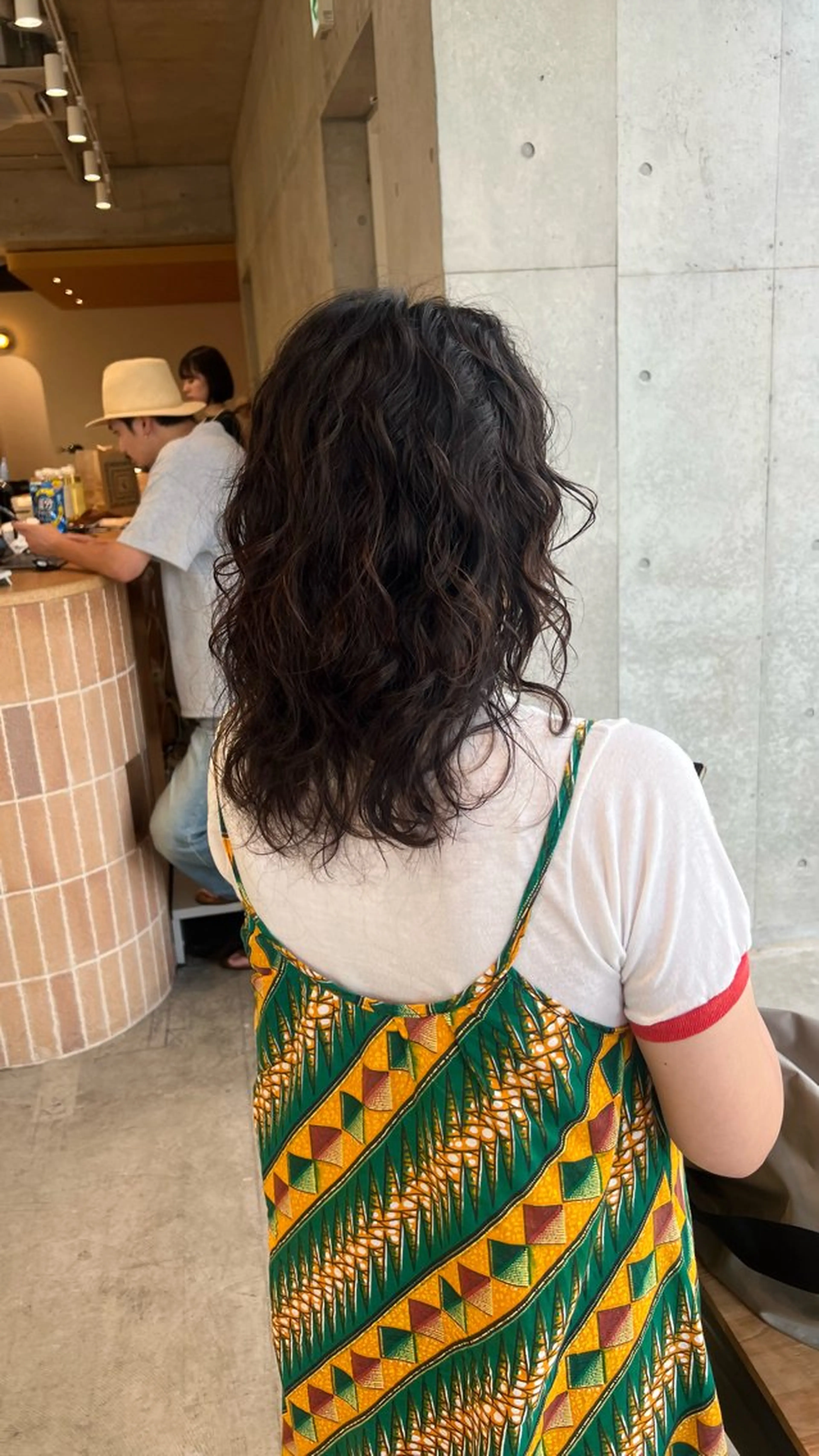 セミロング パーマ セミロングパーマ カット パーマ 誰よりも丁寧なカット 🍀小林輝のヘアスタイル