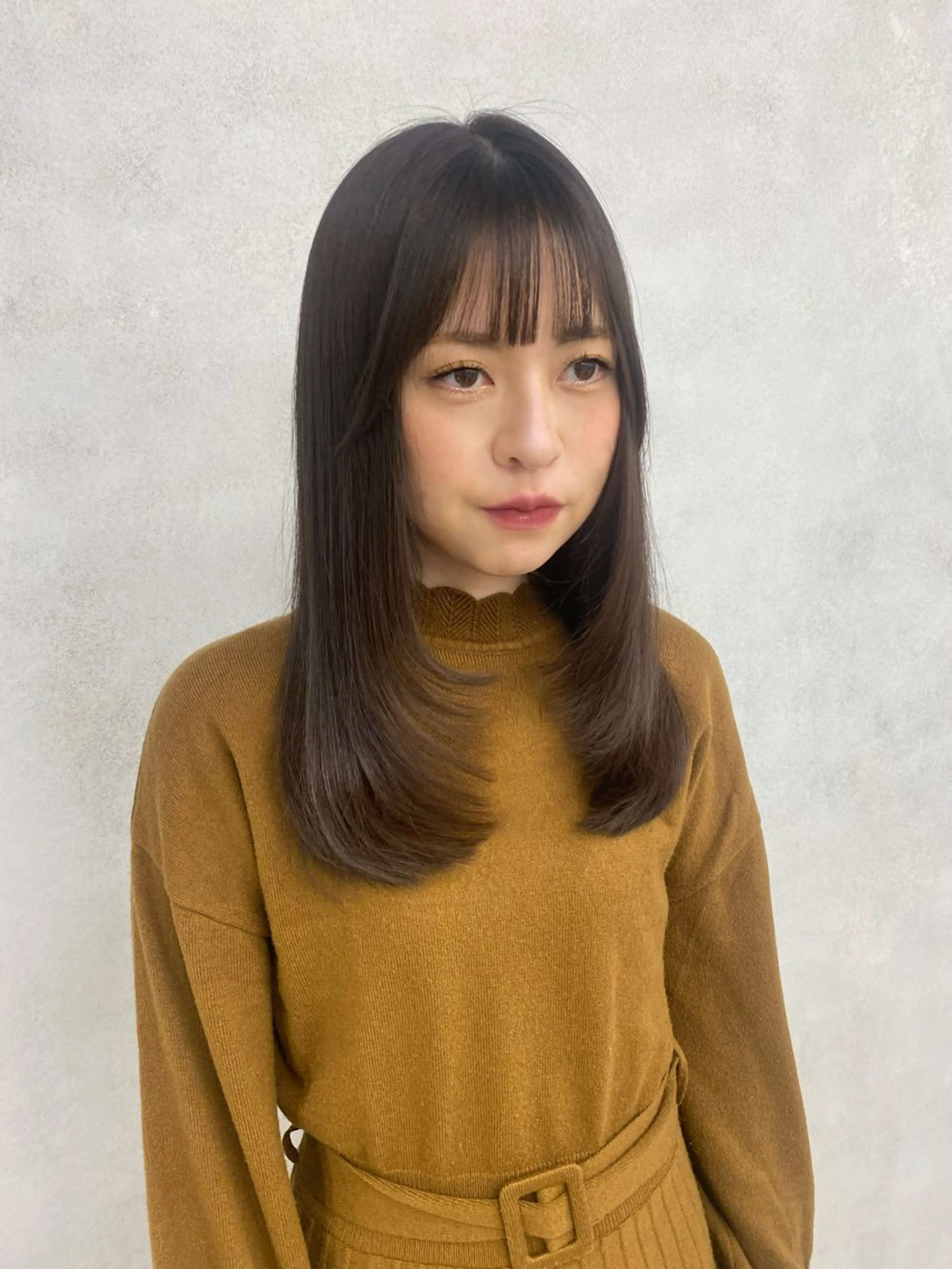 セミロング ヘアカラー トリートメント AOl所属・🫧艶髪🪽 Karinのヘアスタイル