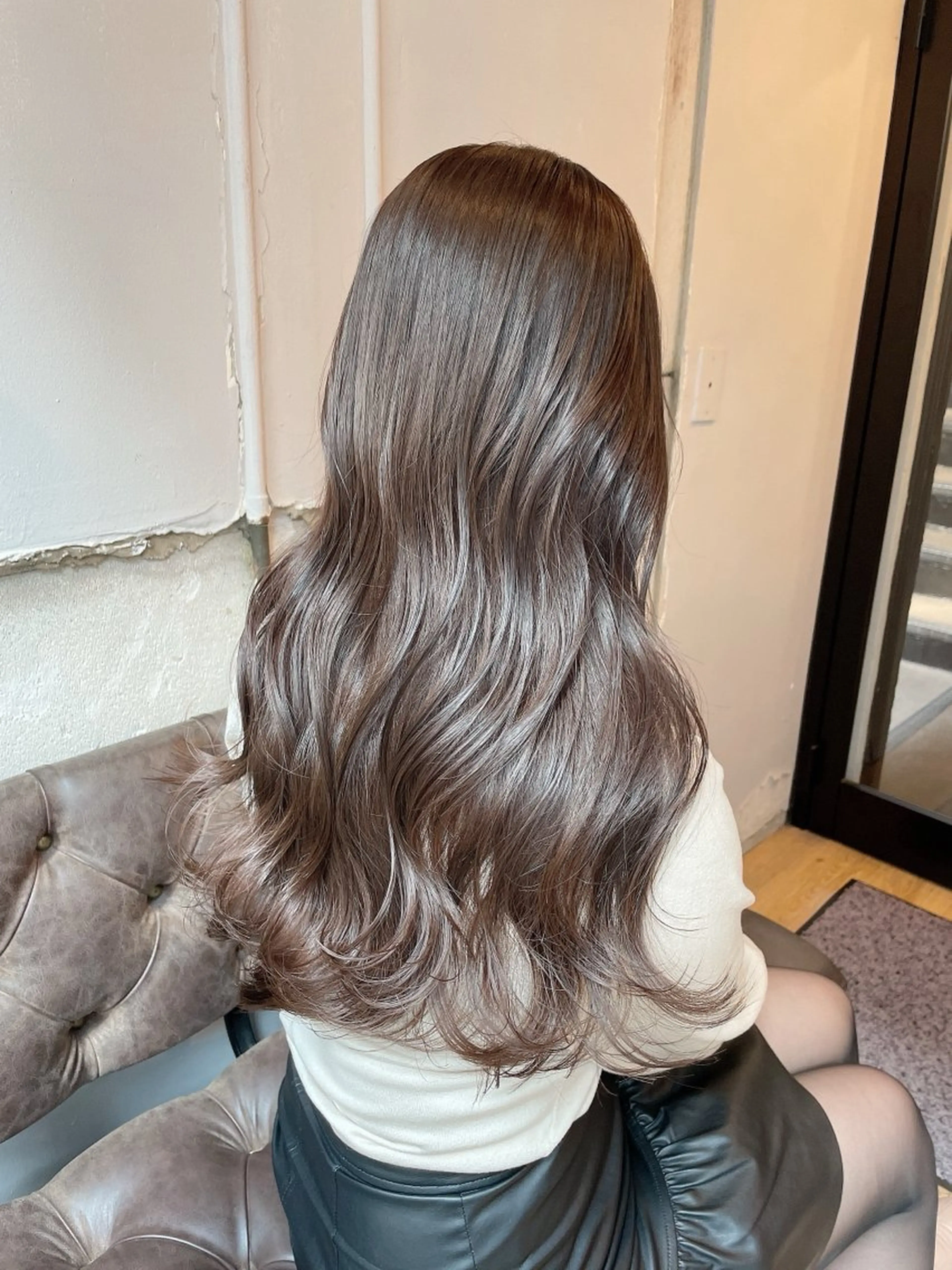 ロング カラー 里田 実奈美のヘアスタイル