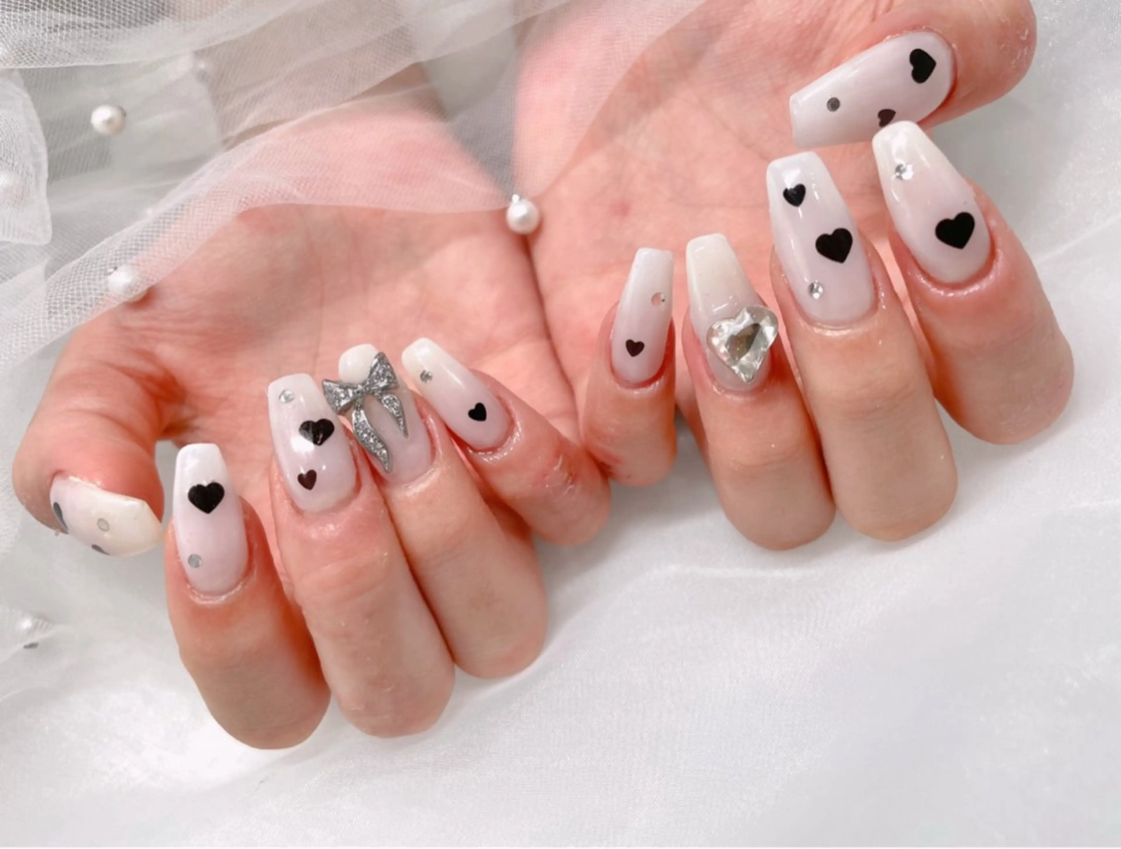 ネイル ハンドネイル ゆりか ジョアアンジェ福島のネイルデザイン