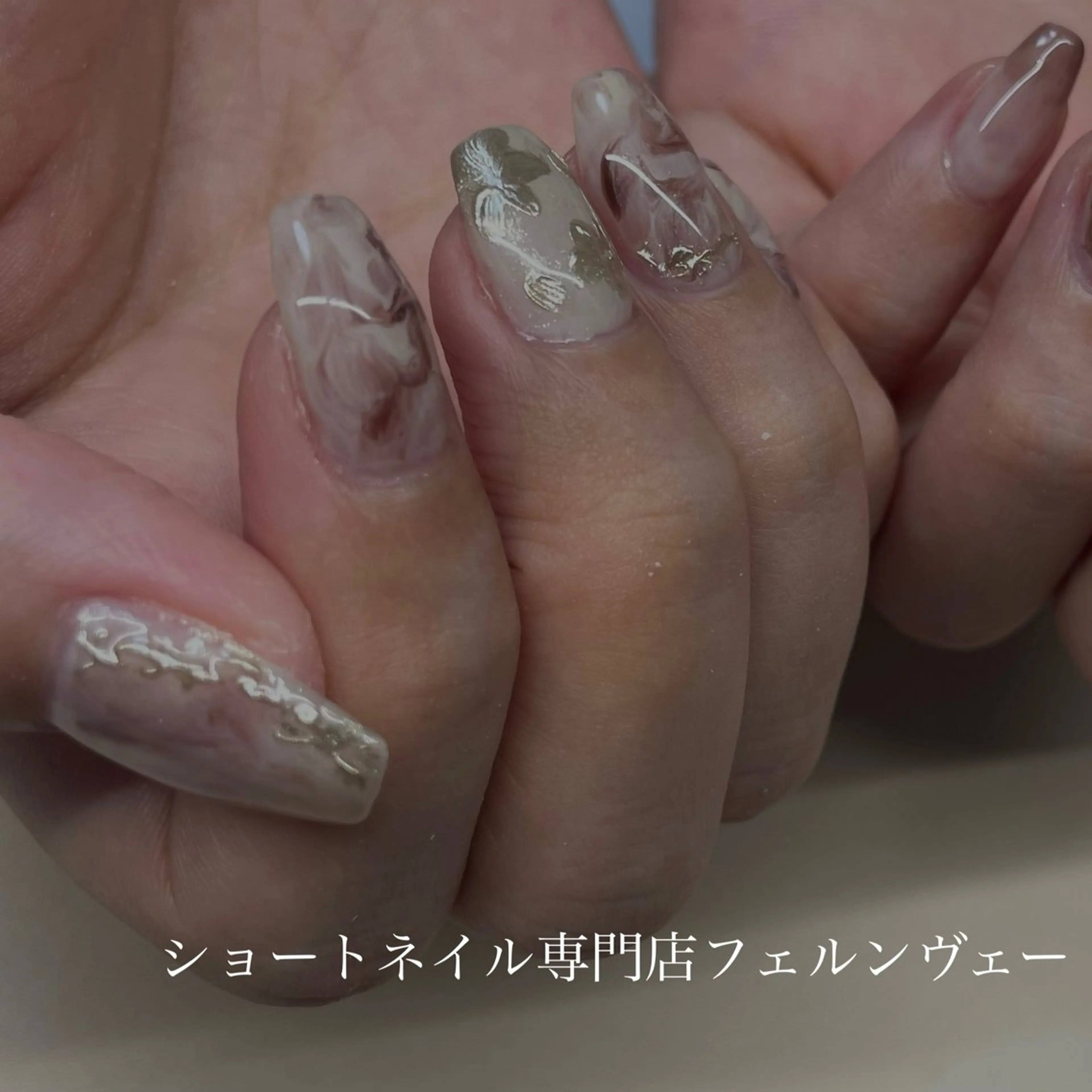 ネイル ハンドネイル ショートネイル専門店フェルンヴェー所属・ショートネイル専門店 フェルンヴェーのネイルデザイン