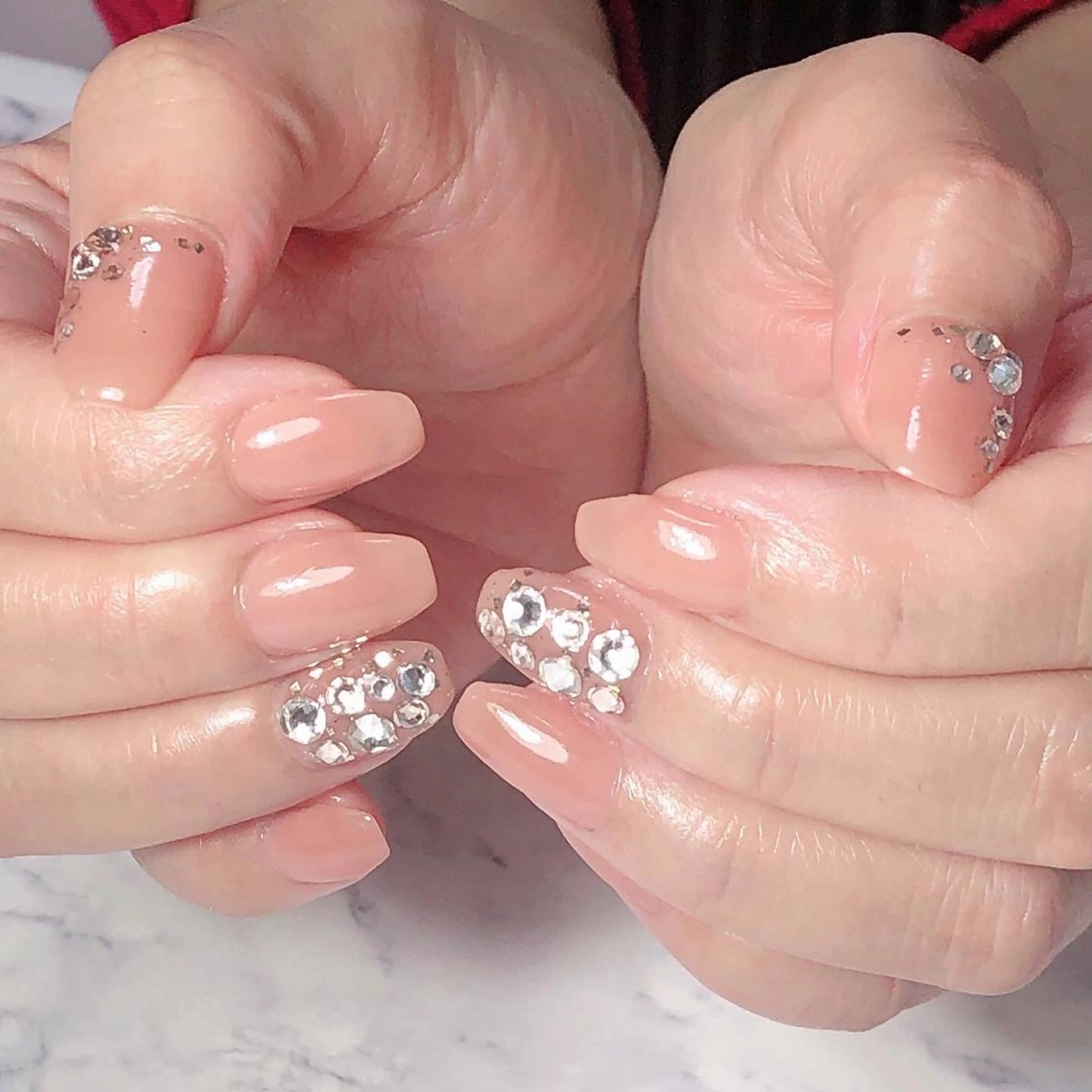 ネイル ジェルネイル ワンカラーネイル 辻野 和枝のネイルデザイン