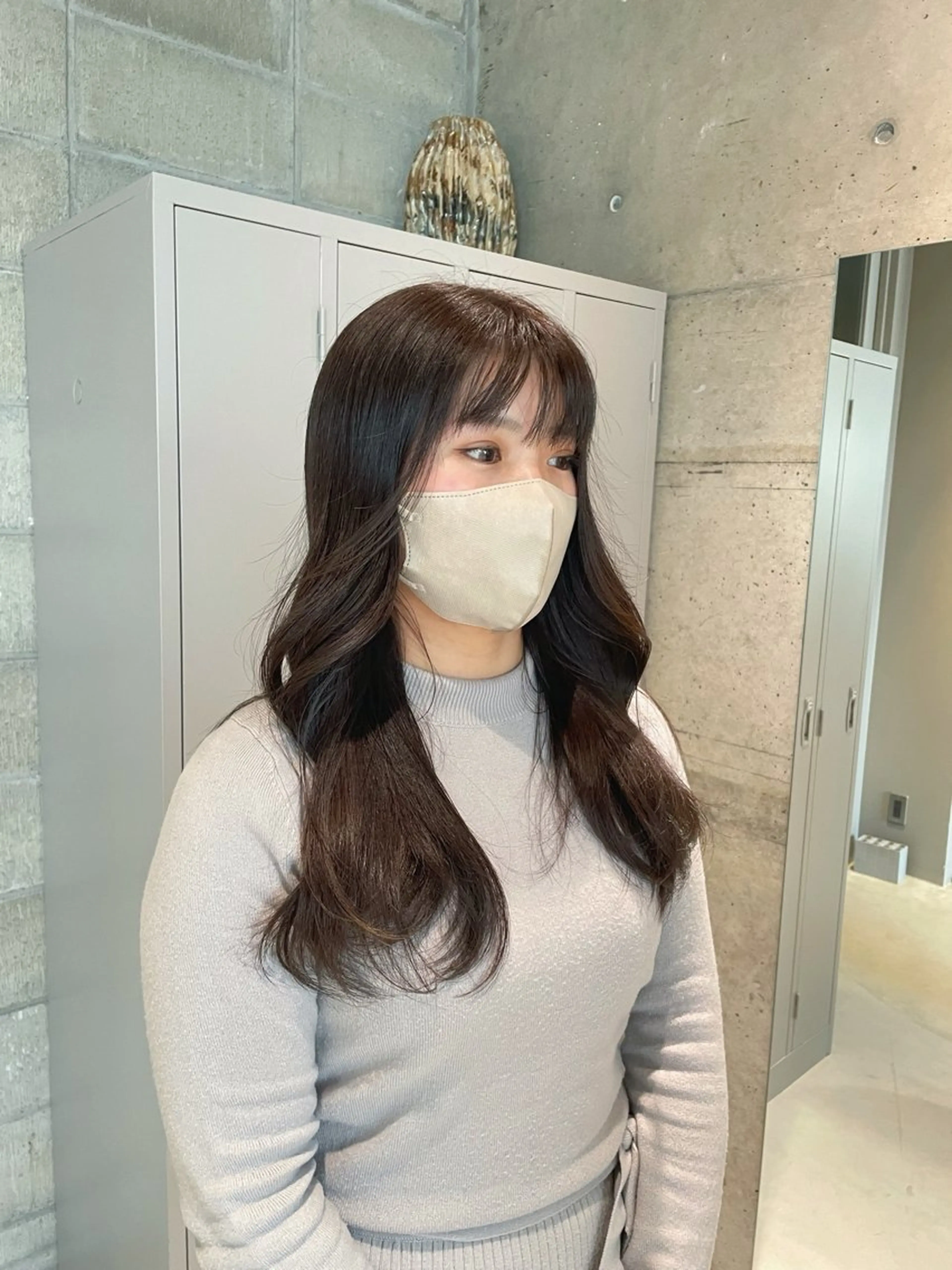 ロング カラー 透明感カラー IDEN AND TITY所属・ショートモデル募集 yukakoのヘアスタイル