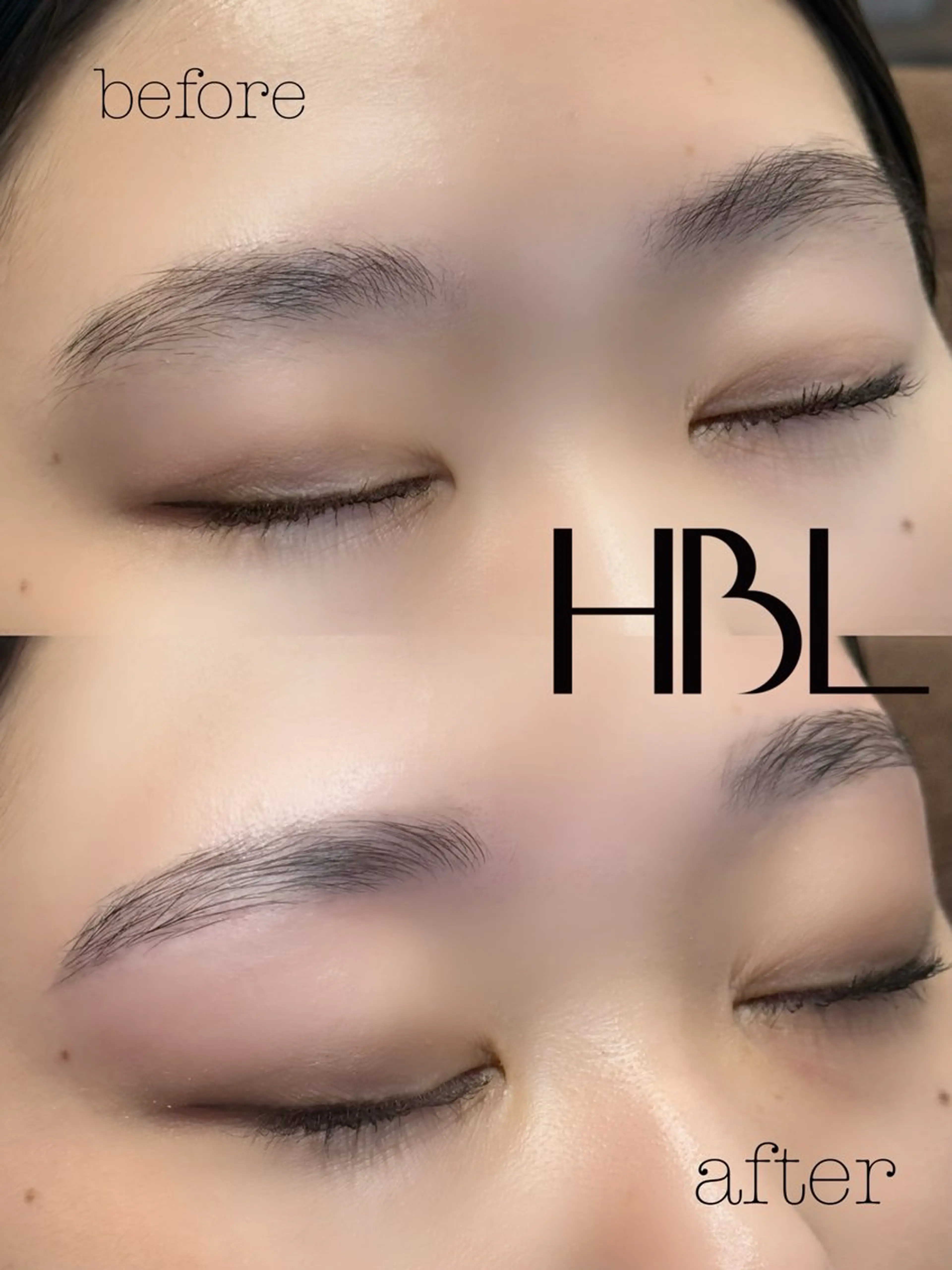 🍇《HBL/ハリウッドブロウリフト》眉毛ワックス/メイク仕上げありの写真
