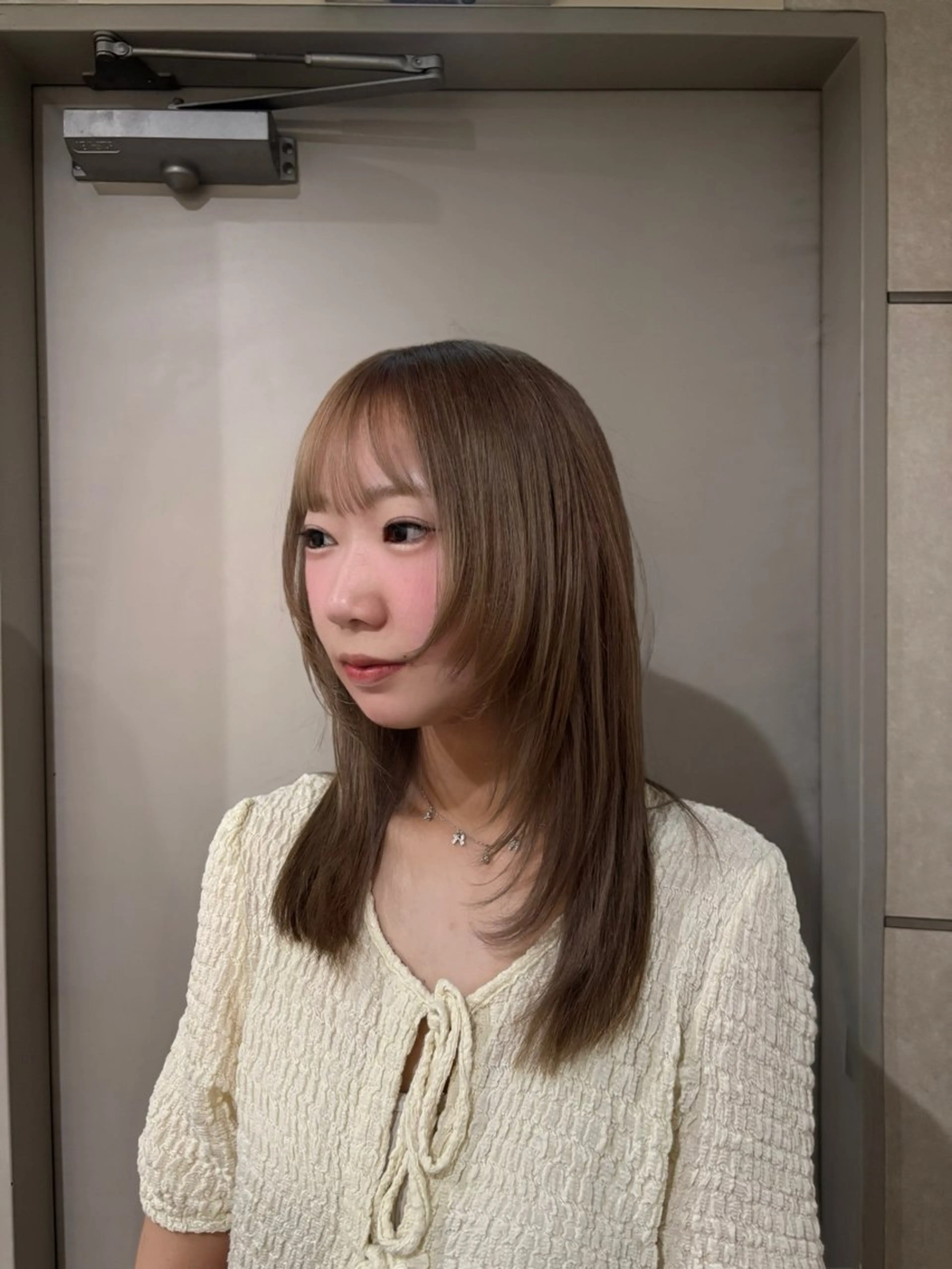 セミロング カラー ヘアカラー inq栄所属・【栄inq】古川 想奈のヘアスタイル