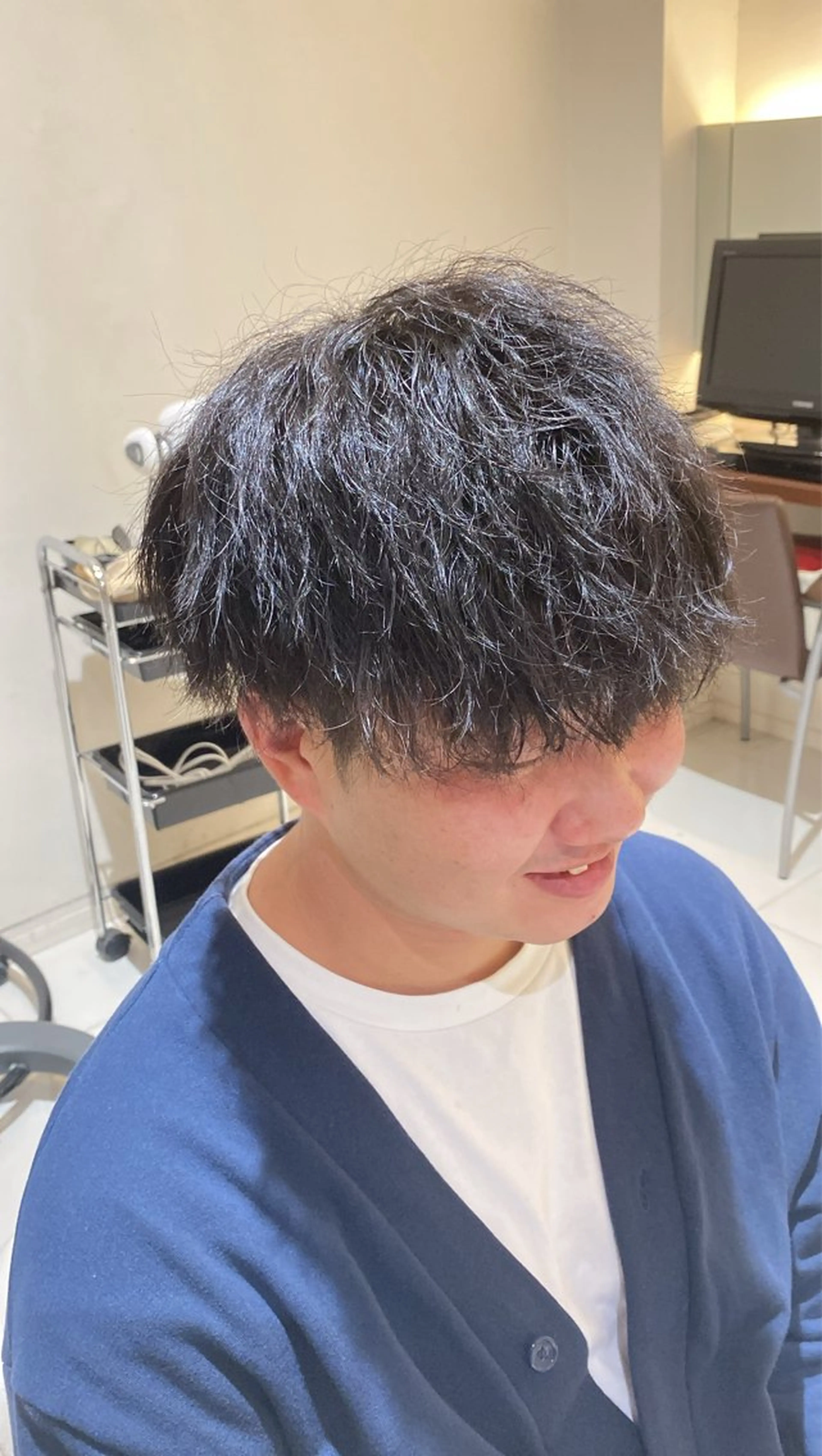 パーマ メンズ 福岡 正真のヘアスタイル