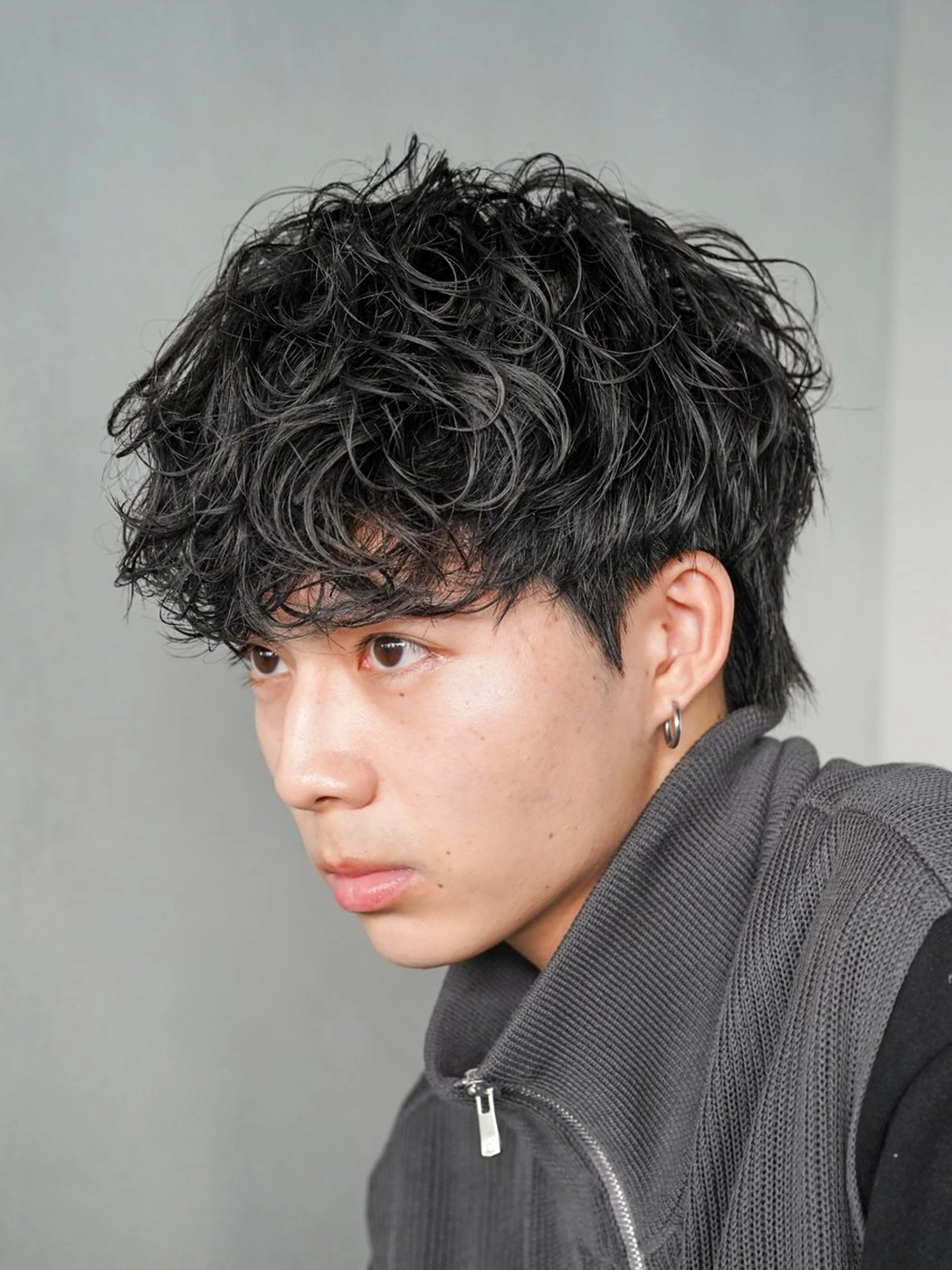 ミディアム パーマ メンズ fifth 名駅所属・深谷 侑亮のヘアスタイル