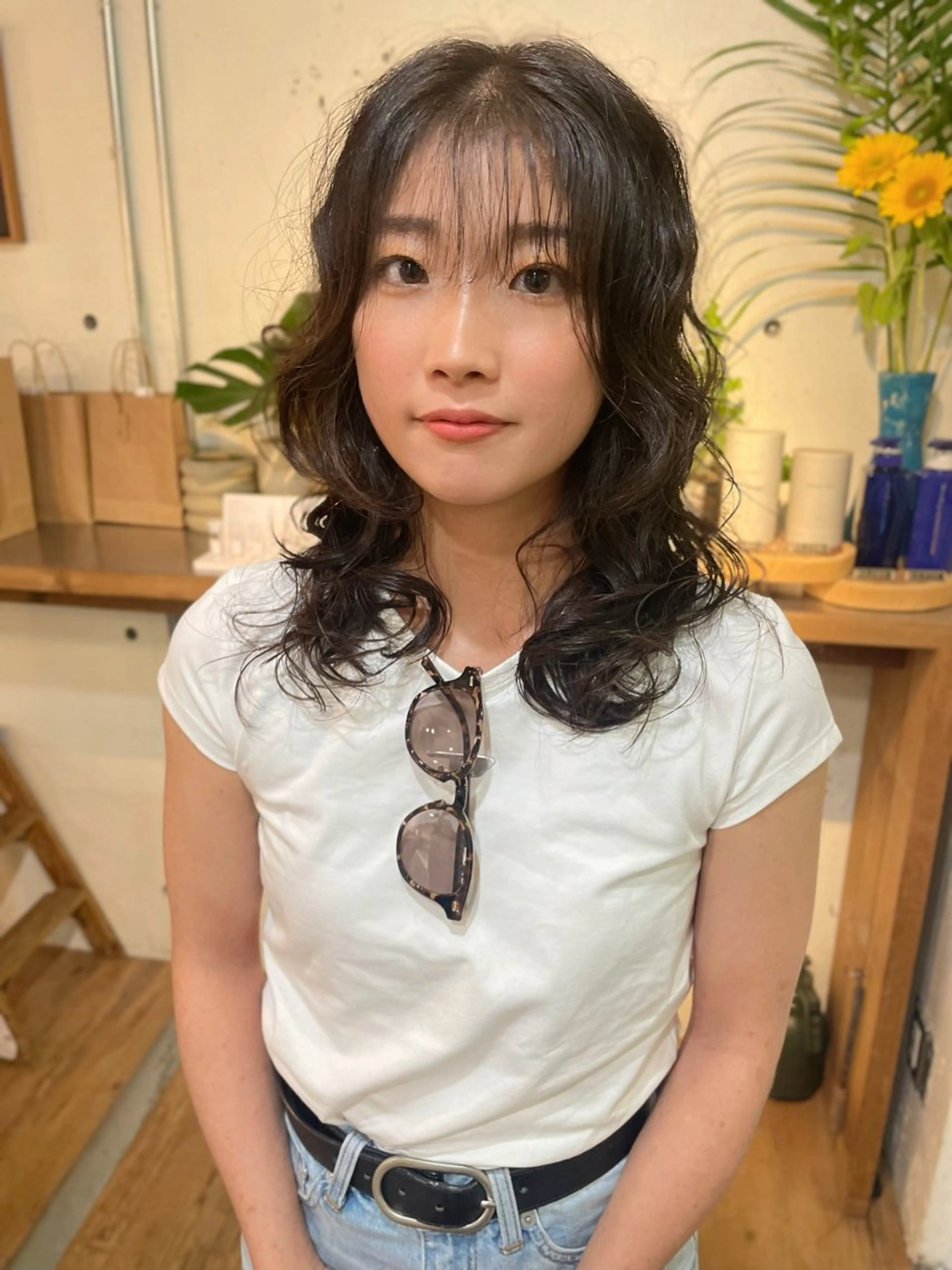 ロング パーマ カット パーマ YUKI/レディース パーマ/新宿三丁目のヘアスタイル