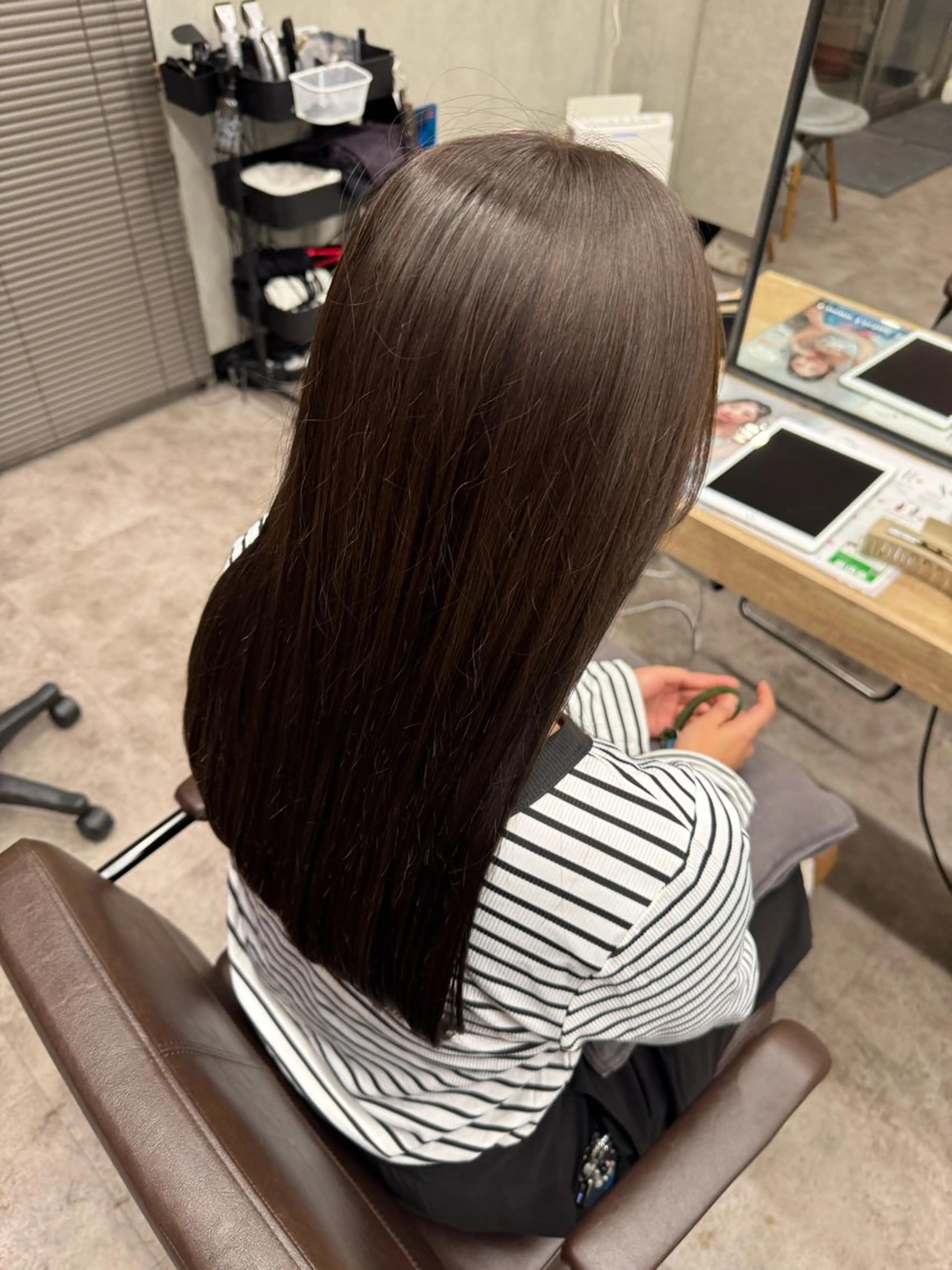セミロング ヘアアレンジ カット トリートメント きたはら りおん💫のヘアスタイル