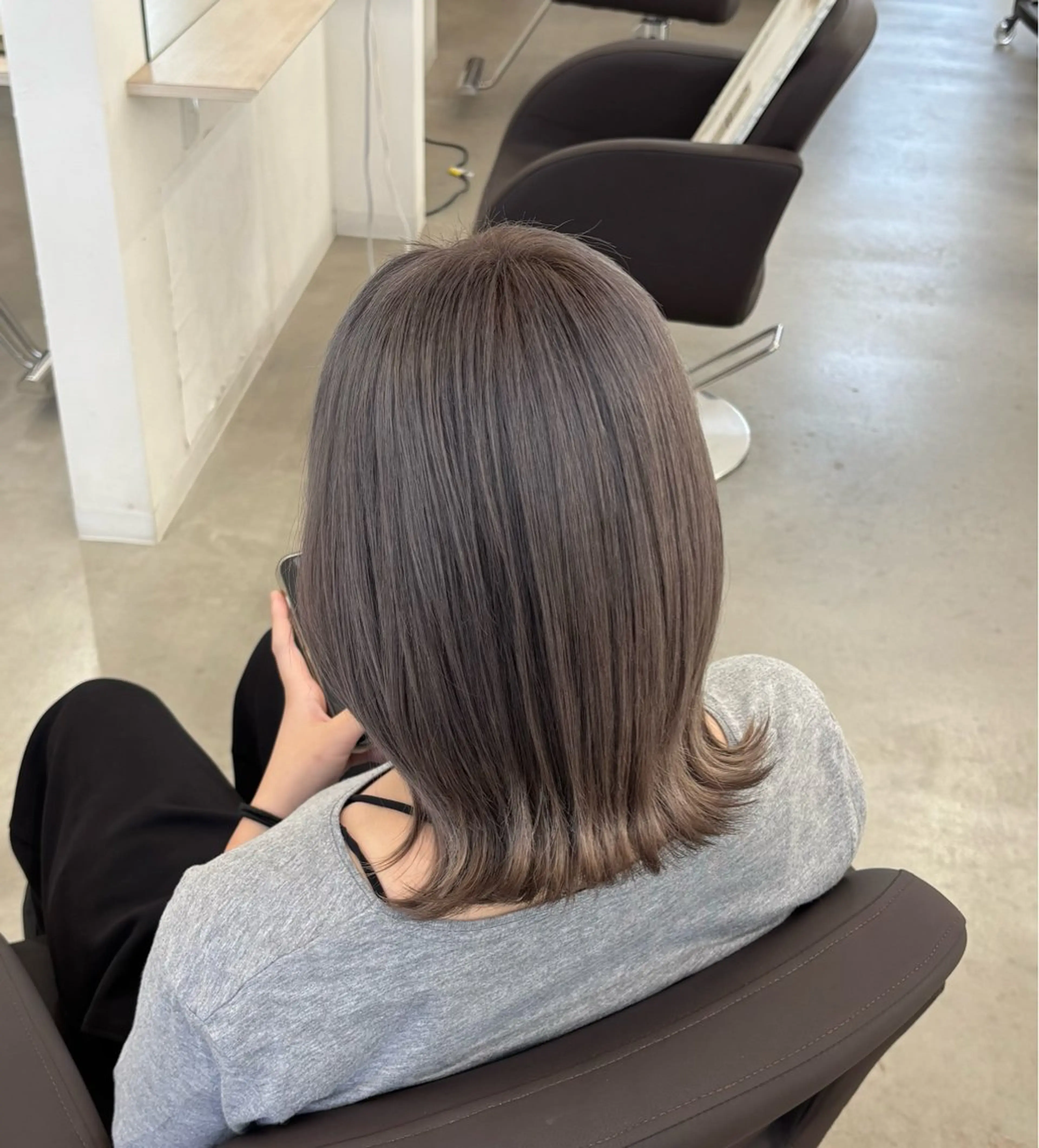 ミディアム Nn-ｴﾇ- aikoのヘアスタイル