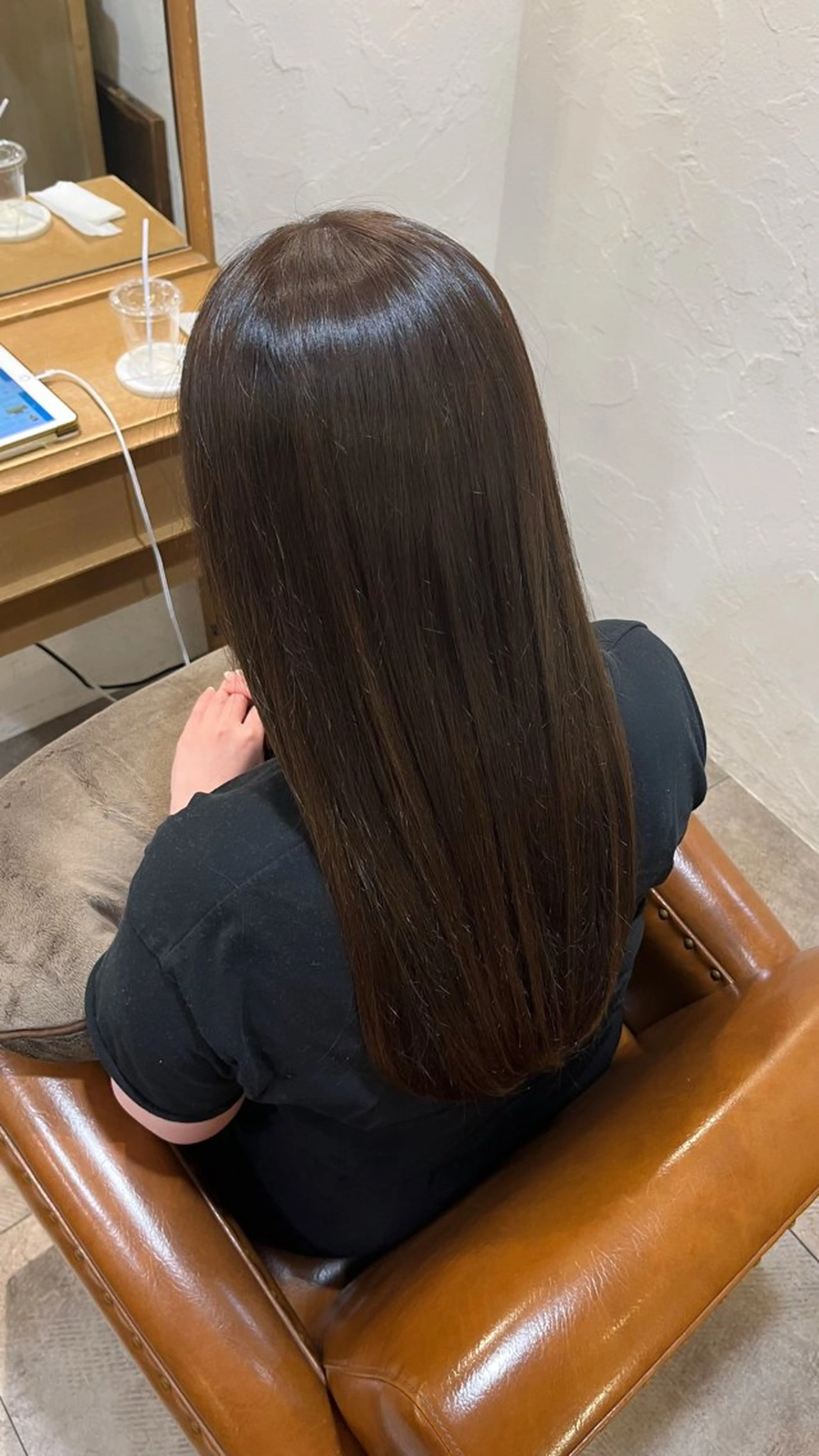 ロング カラー ベージュカラー 杉澤 凛々愛のヘアスタイル