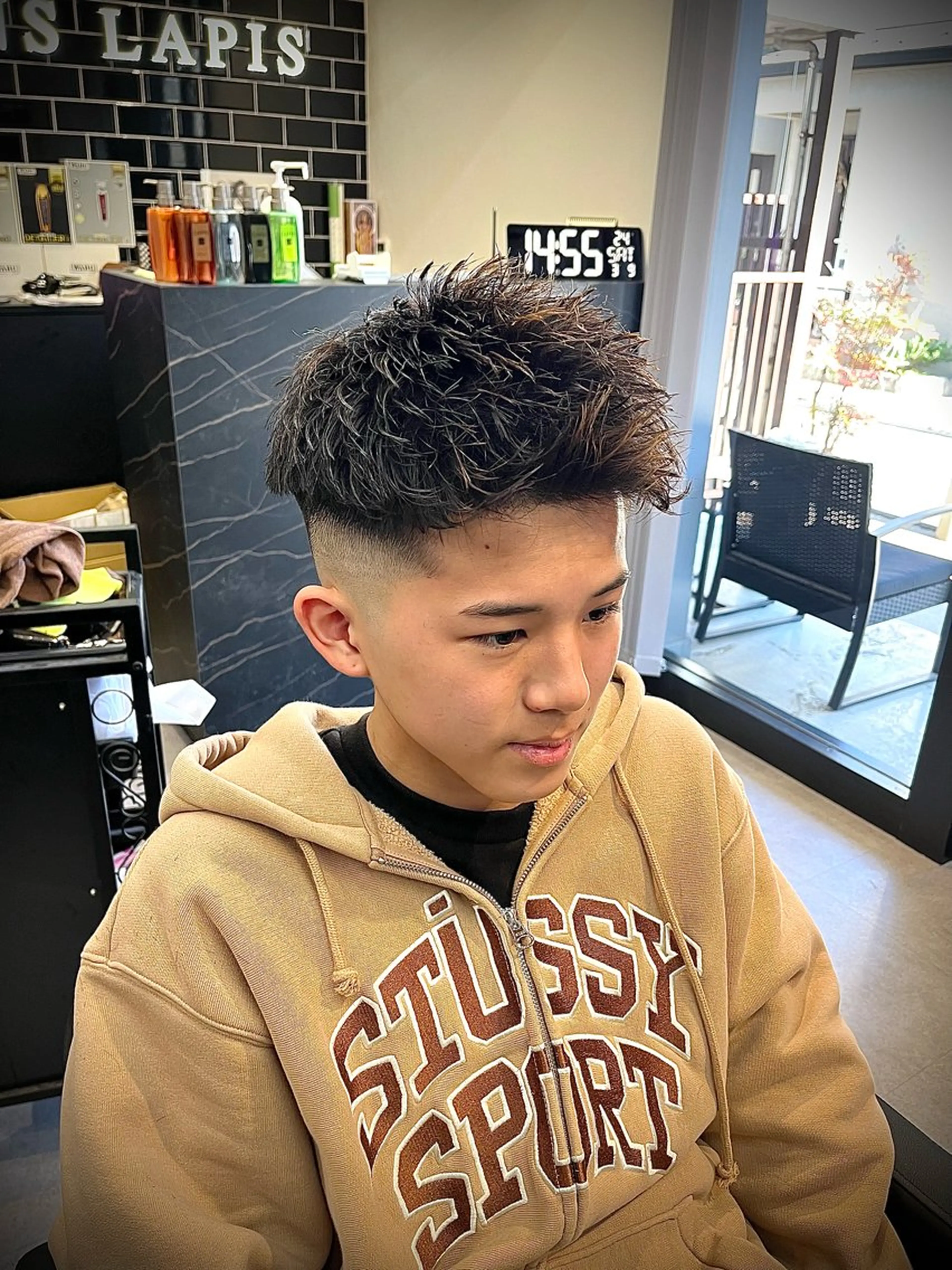 ショート ヘアアレンジ メンズ フェードカット スキンフェード カット men'slapis YUTOのヘアスタイル
