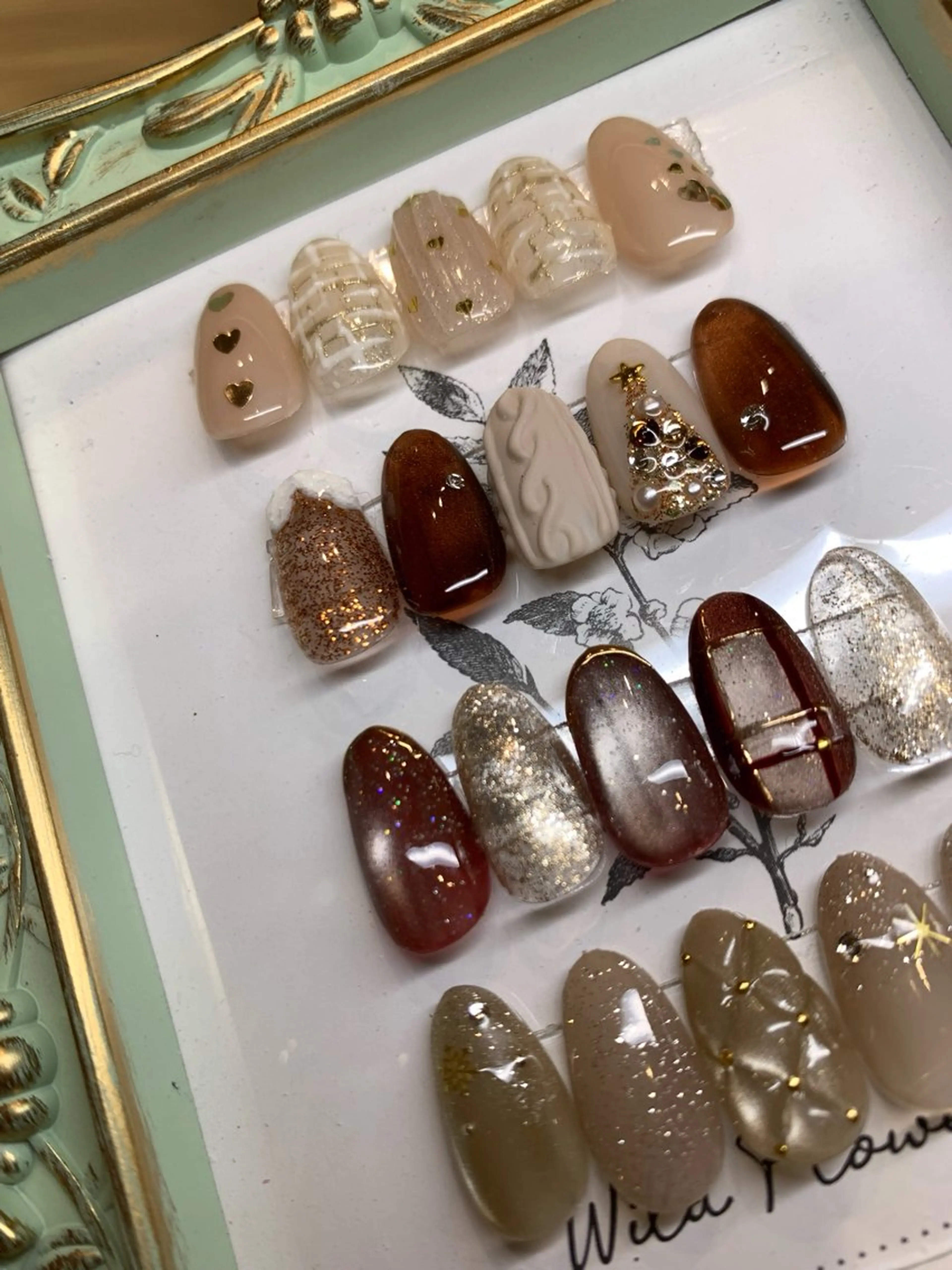 ネイル 冬ネイル クリスマス nailAVANCE akariのネイルデザイン