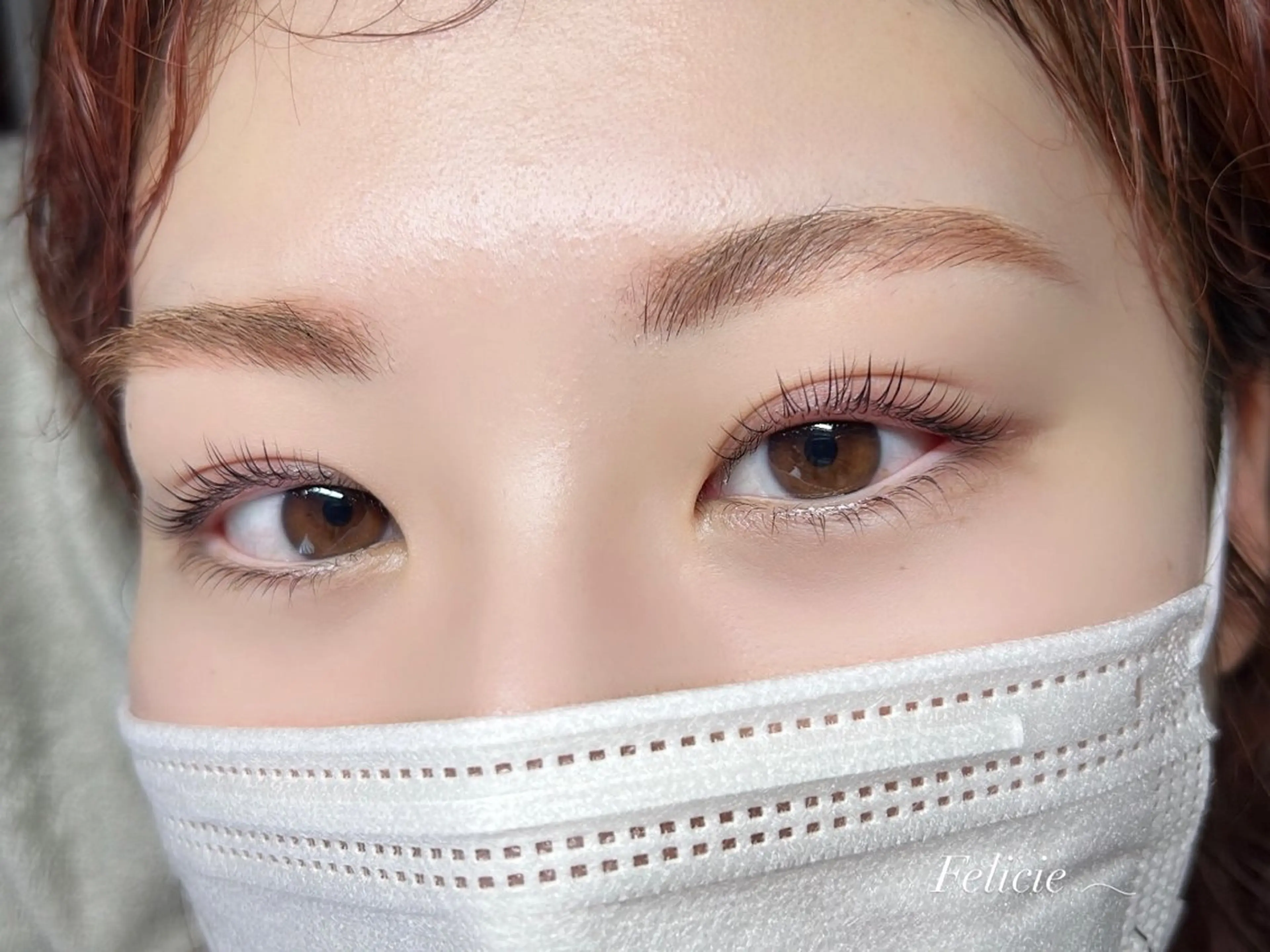 マツエク・マツパ パリジェンヌラッシュリフト マツパ Felicie＊ Sayakaのマツエク・マツパデザイン