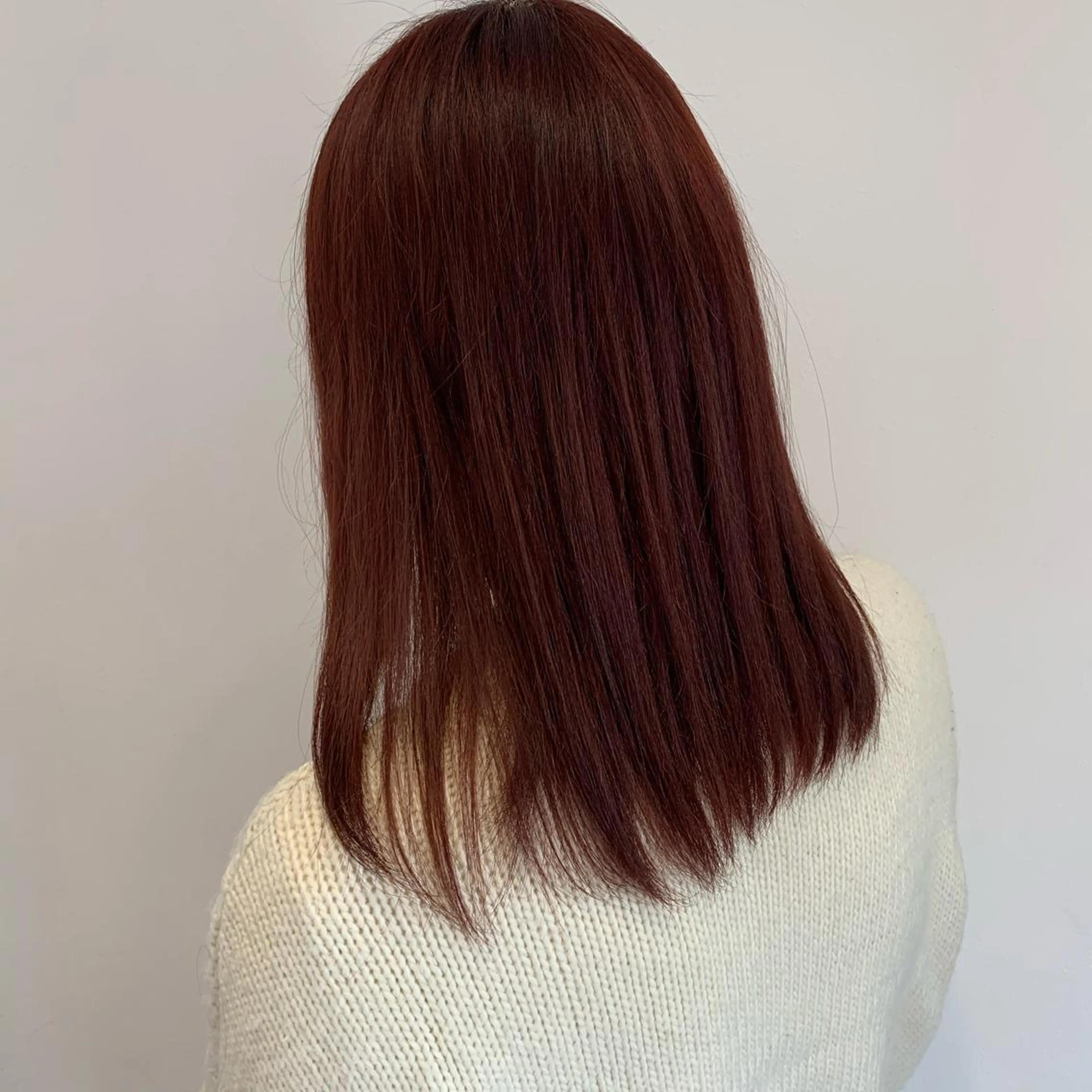 ロング カラー ヘアアレンジ レッドカラー 守屋 颯太のヘアスタイル
