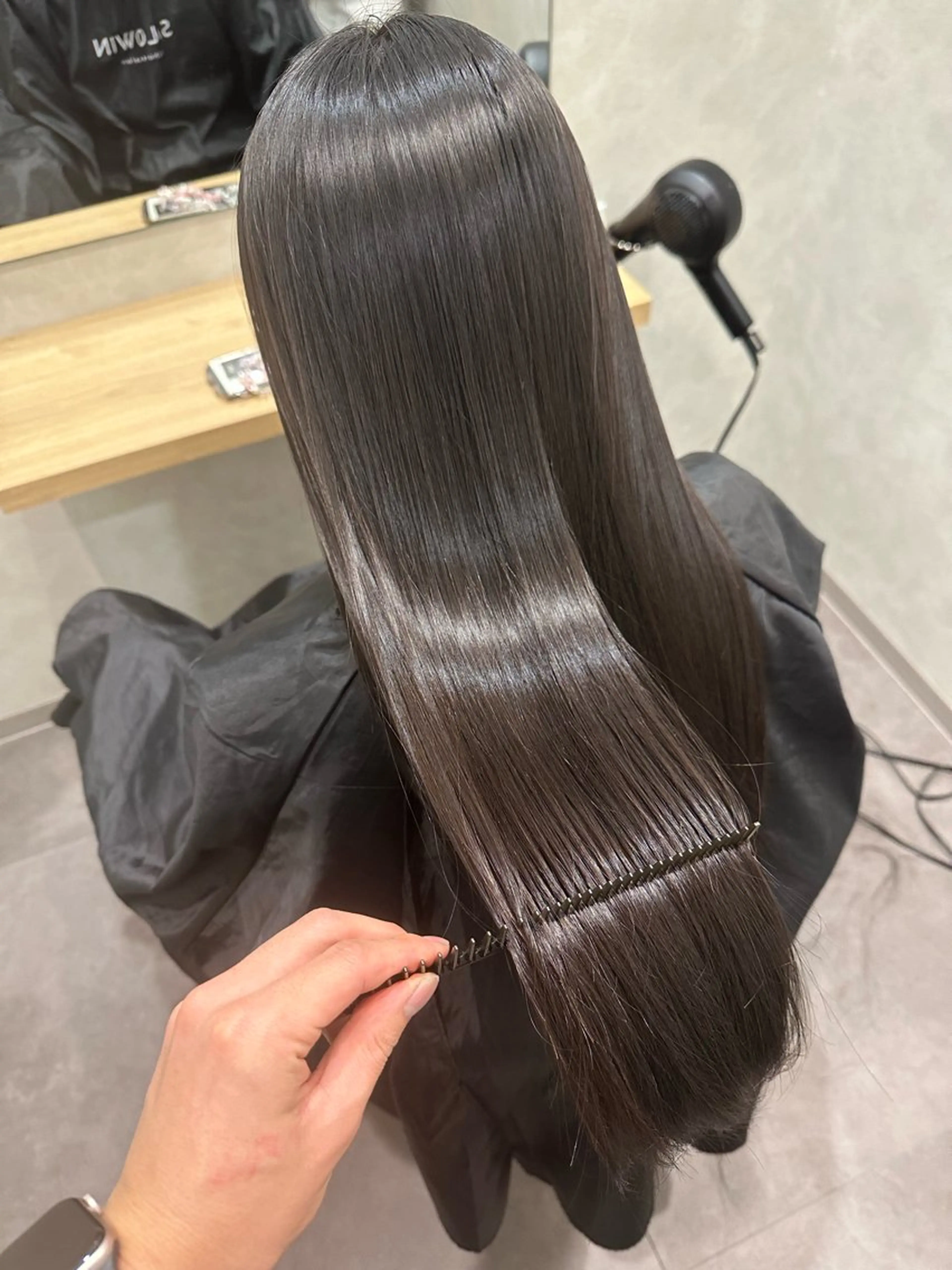 ロング カラー カット ヘアカラー トリートメント SALOWIN原宿AROA店所属・顔まわり神カット✂︎ 齋藤雄大【原宿】のヘアスタイル