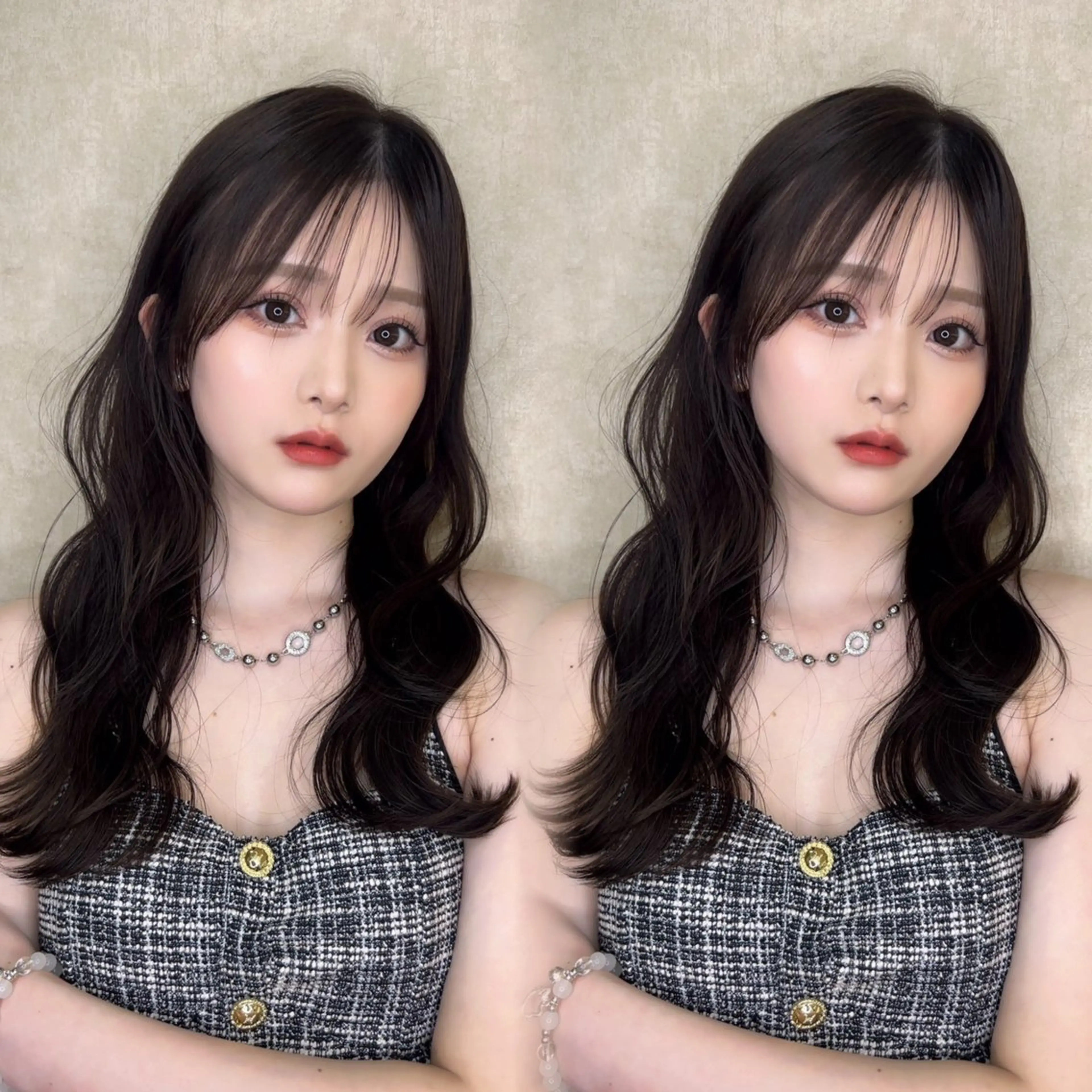 セミロング 吉成 葉南のヘアスタイル
