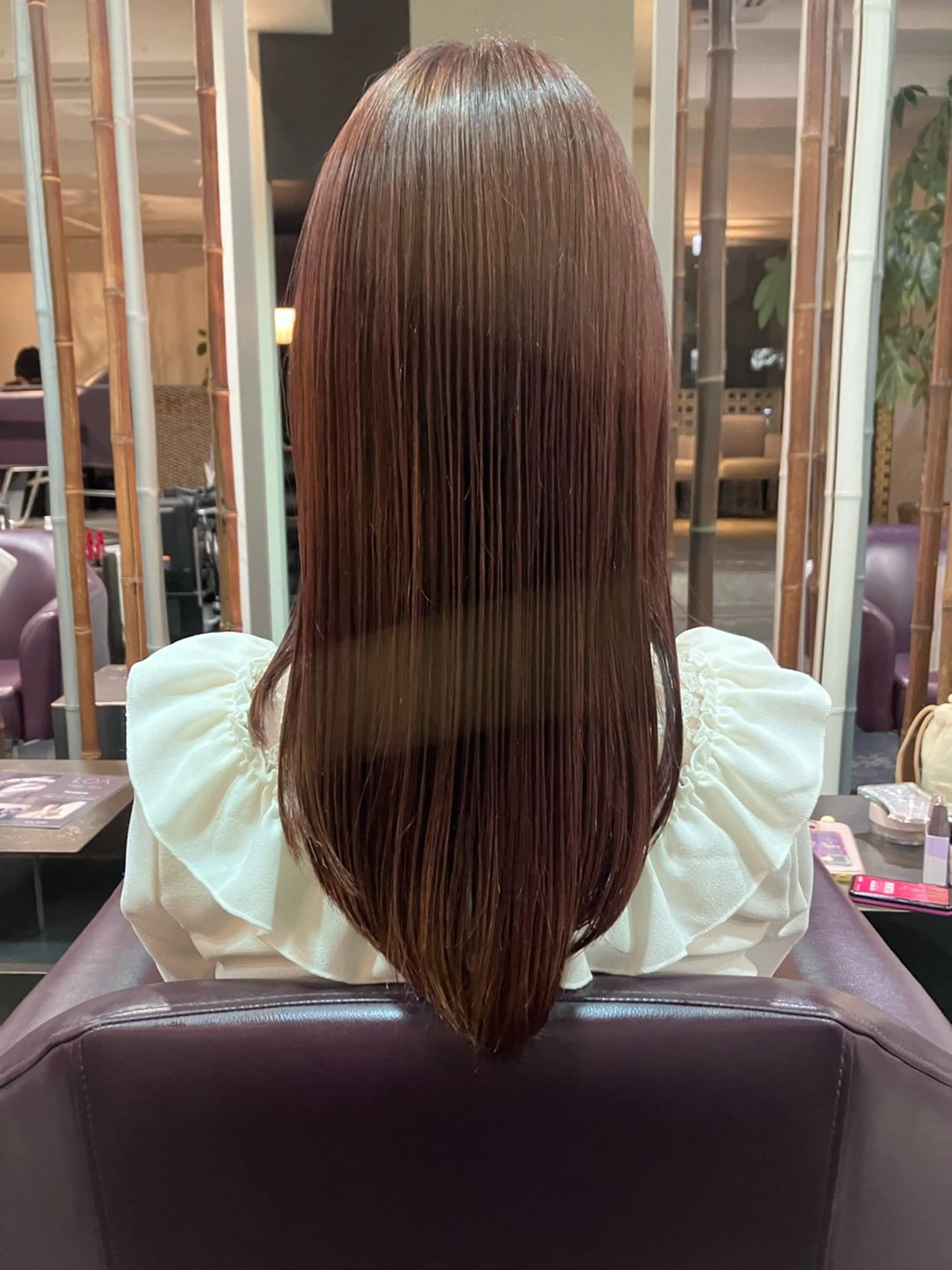 カラー イルミナカラー ピンクカラー ヘアカラー SARAJU kirinaのヘアスタイル