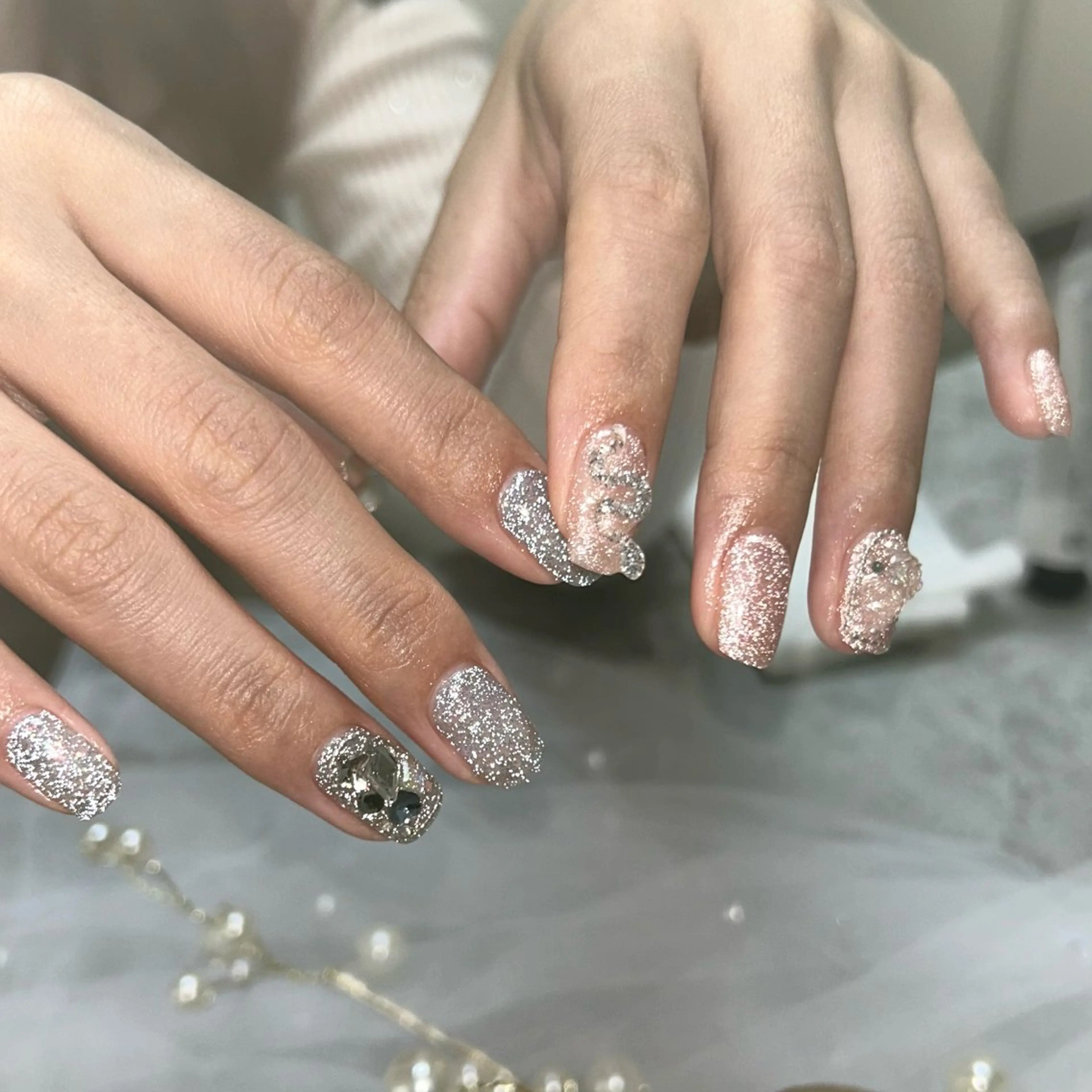 ネイル フラッシュネイル ジェルネイル ten nail salon かえでのネイルデザイン