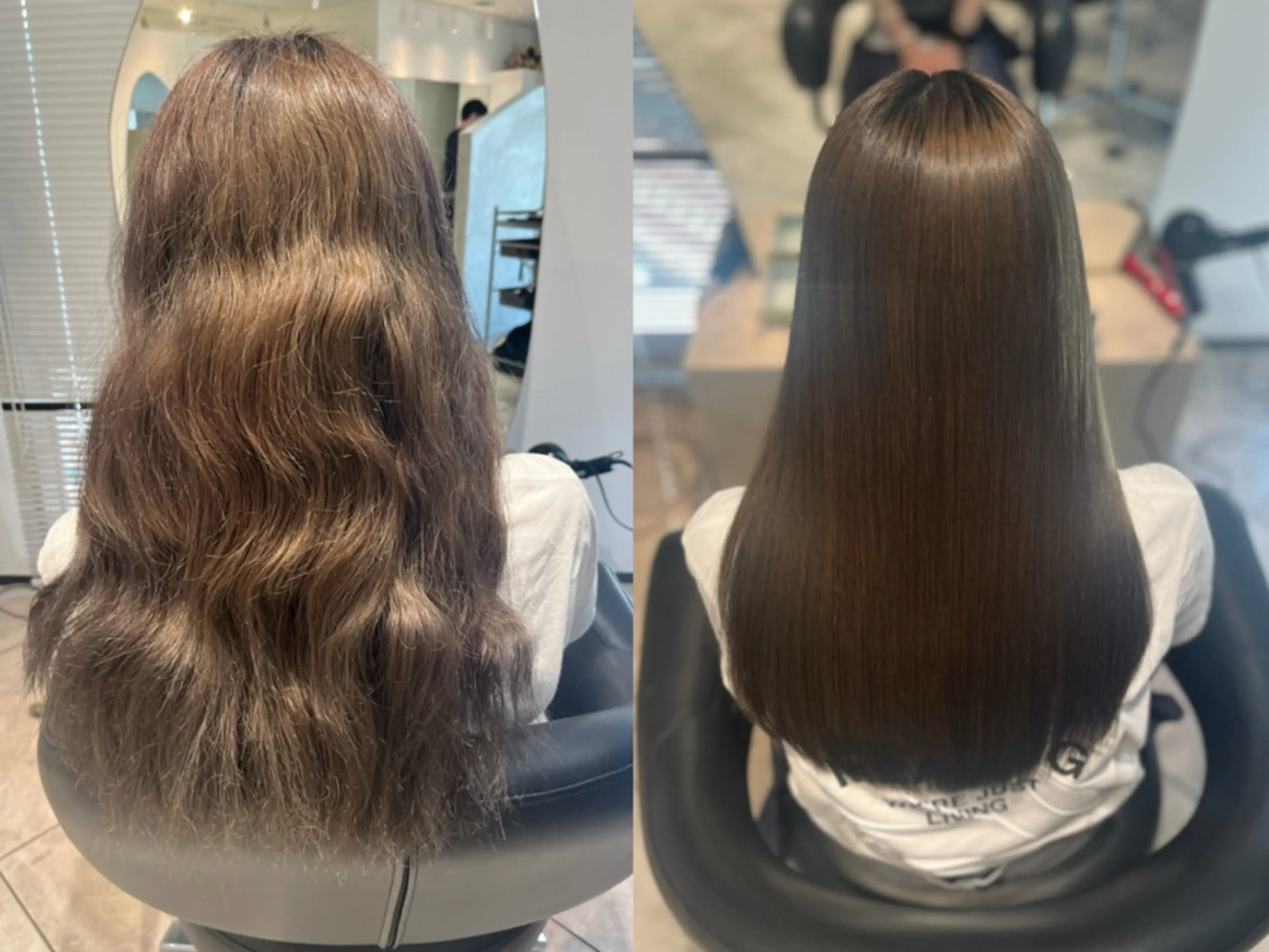 ロング 縮毛矯正 トリートメント 🫧美髪縮毛矯正🫧 横山 遥のヘアスタイル