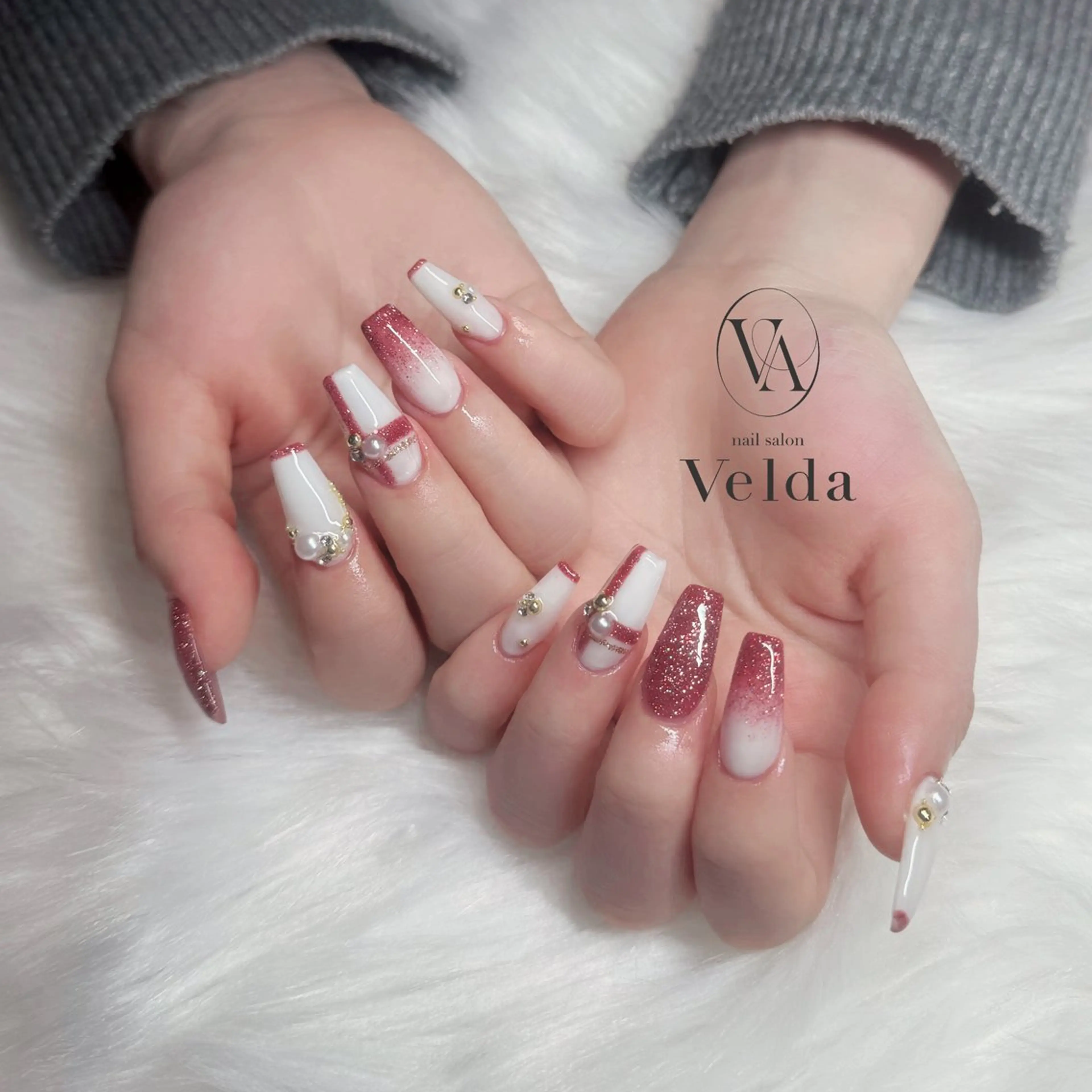 ネイル フレンチネイル グラデーション ワンカラーネイル 💎スカルプ💎 Velda(ベルダ)のネイルデザイン