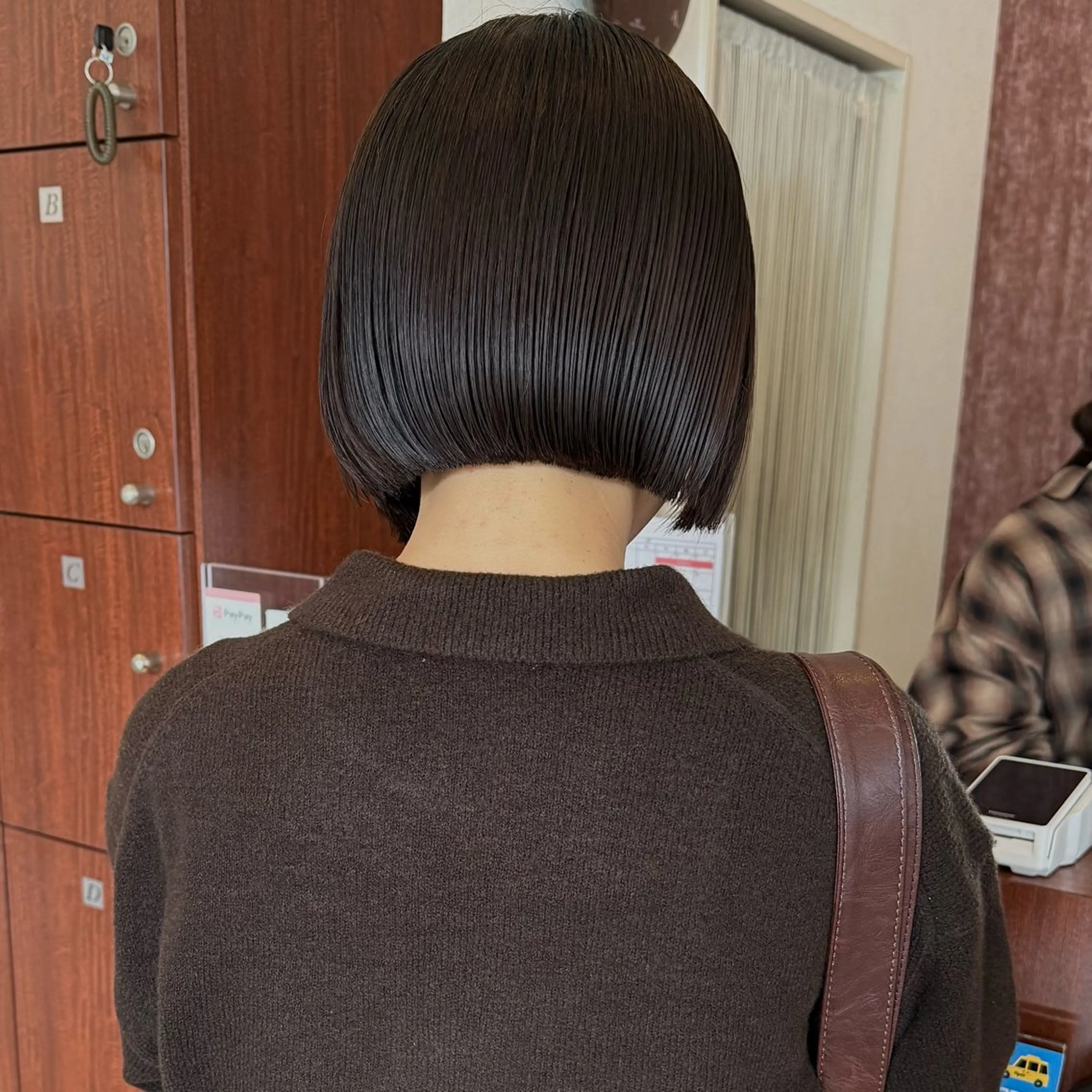 ショート カット ヘアカラー トリートメント ボブ/ショートボブ/ 岡山駅/別曽遥也のヘアスタイル