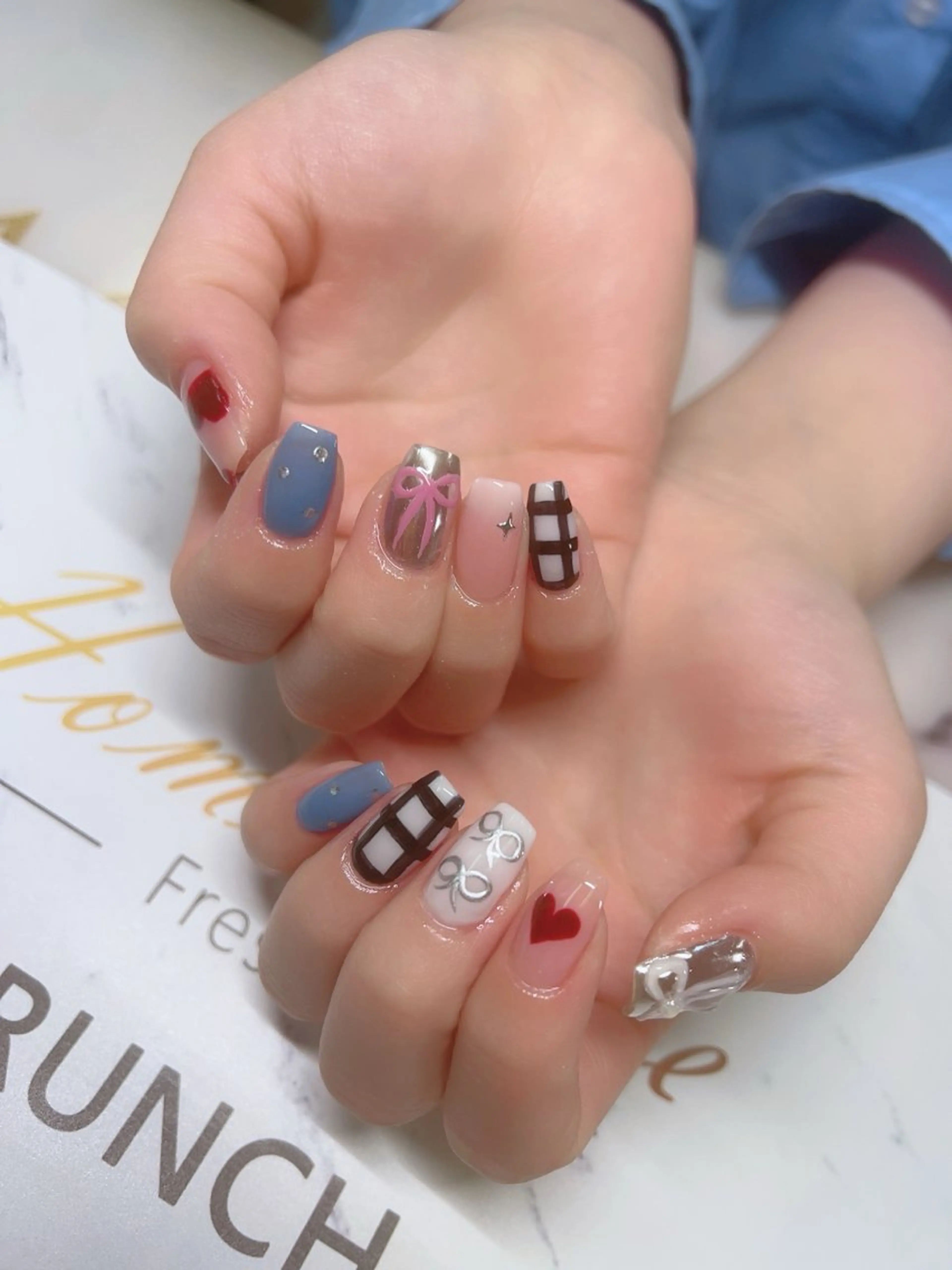 🔥【持ち込み70分ソフトジェルオフ込み】 アートやり放題♥(ストーン10粒以内)の写真