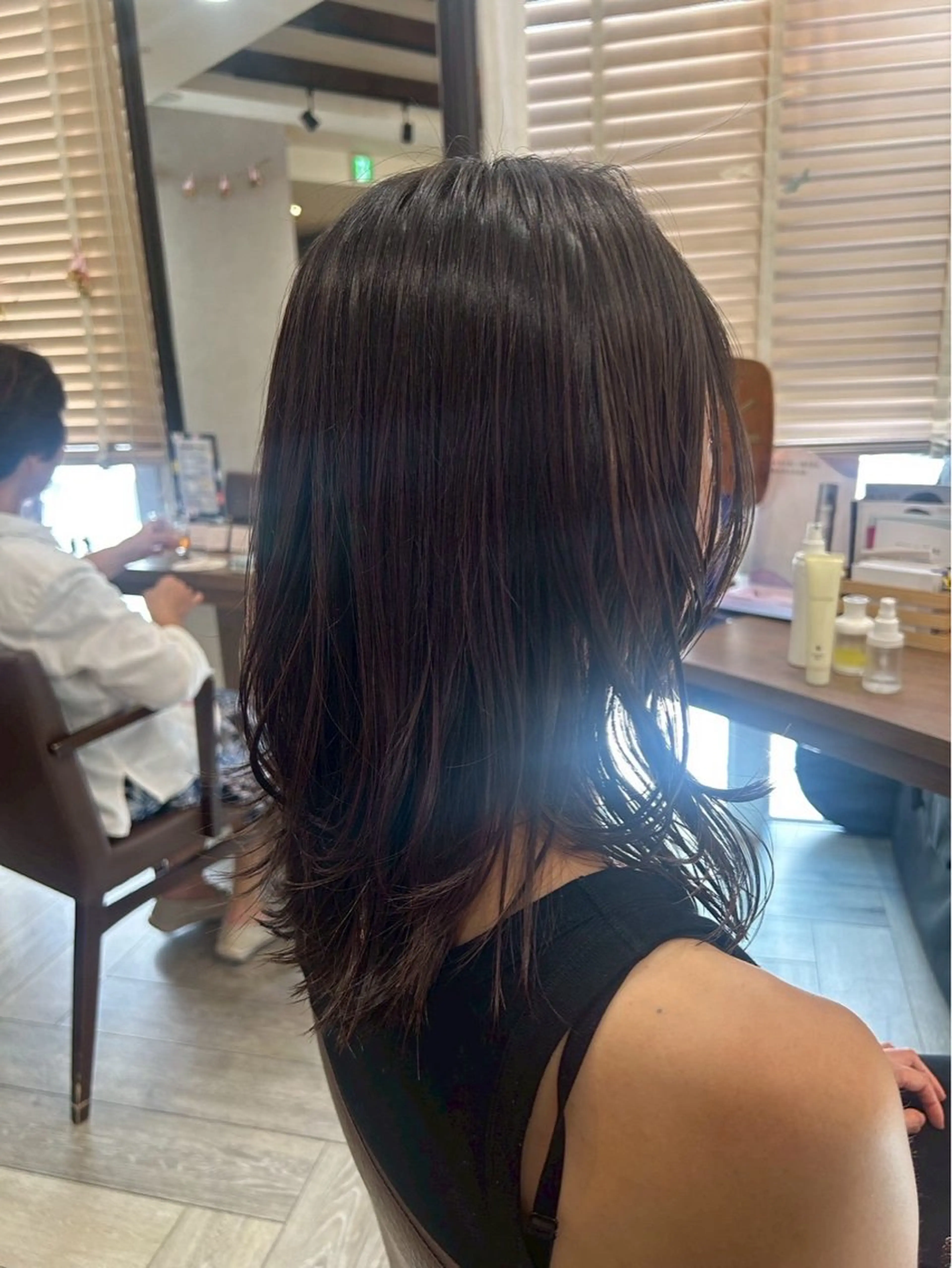 ミディアム ラベンダーベージュ ヘアカラー Flower🌼藤田 陽華のヘアスタイル