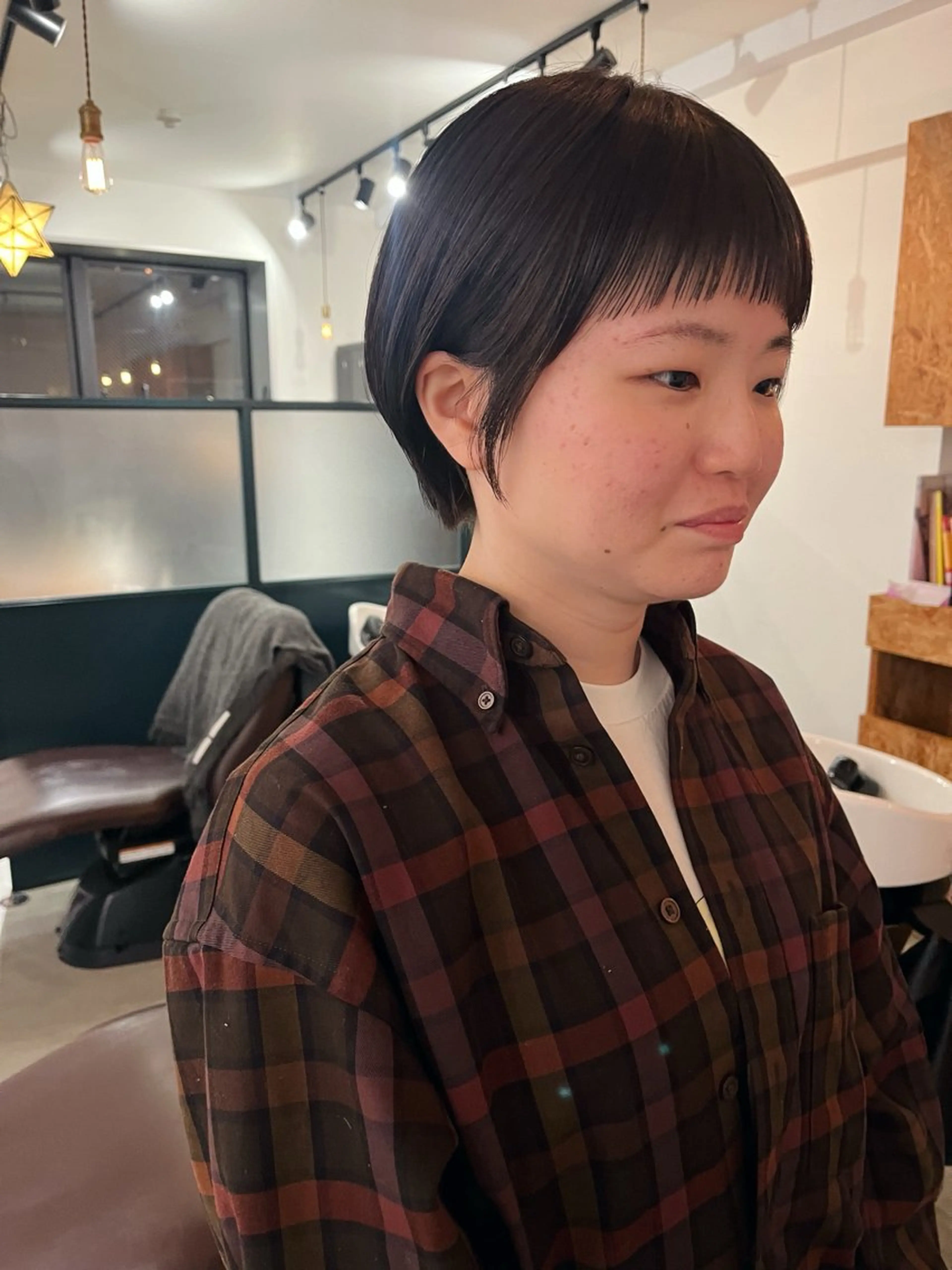 ショート 暖色カラー 🌼クニトウメイのヘアスタイル