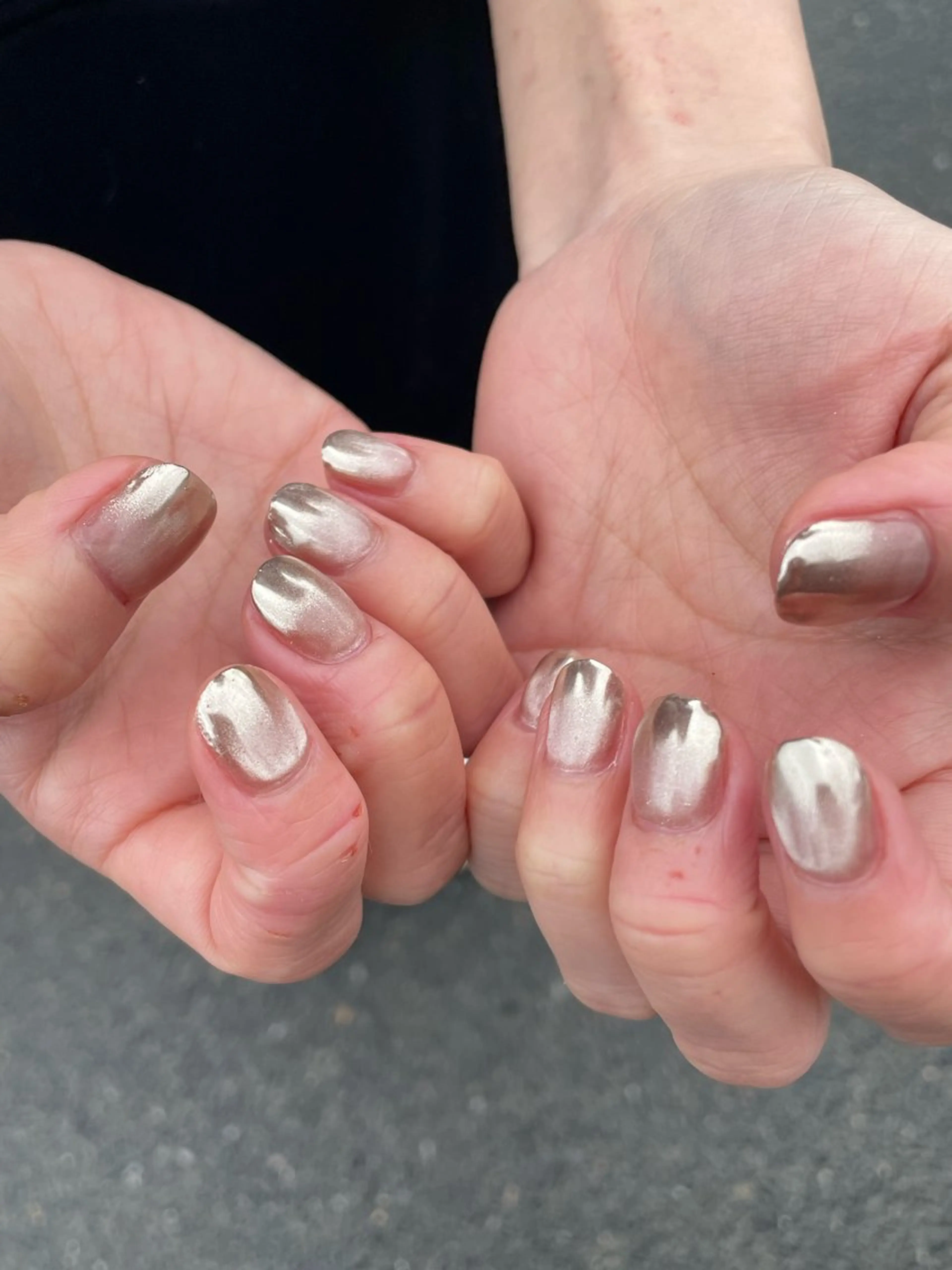 ネイル ミラーネイル ︎︎☾ minami︎︎☾のネイルデザイン