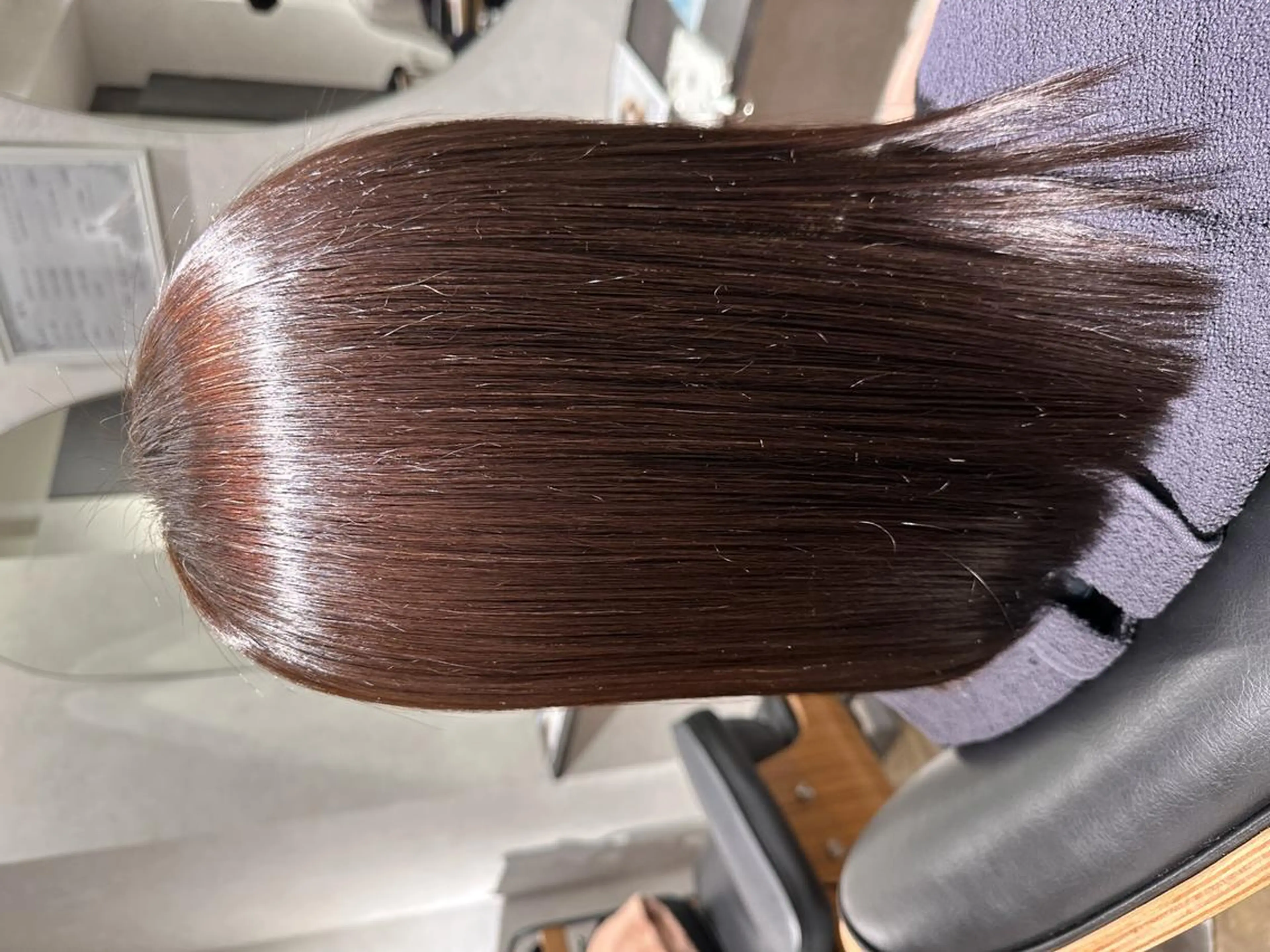 セミロング パーマ 縮毛矯正 トリートメント 癖撃退し隊サロンの人 名古屋 栄 矢場町のヘアスタイル