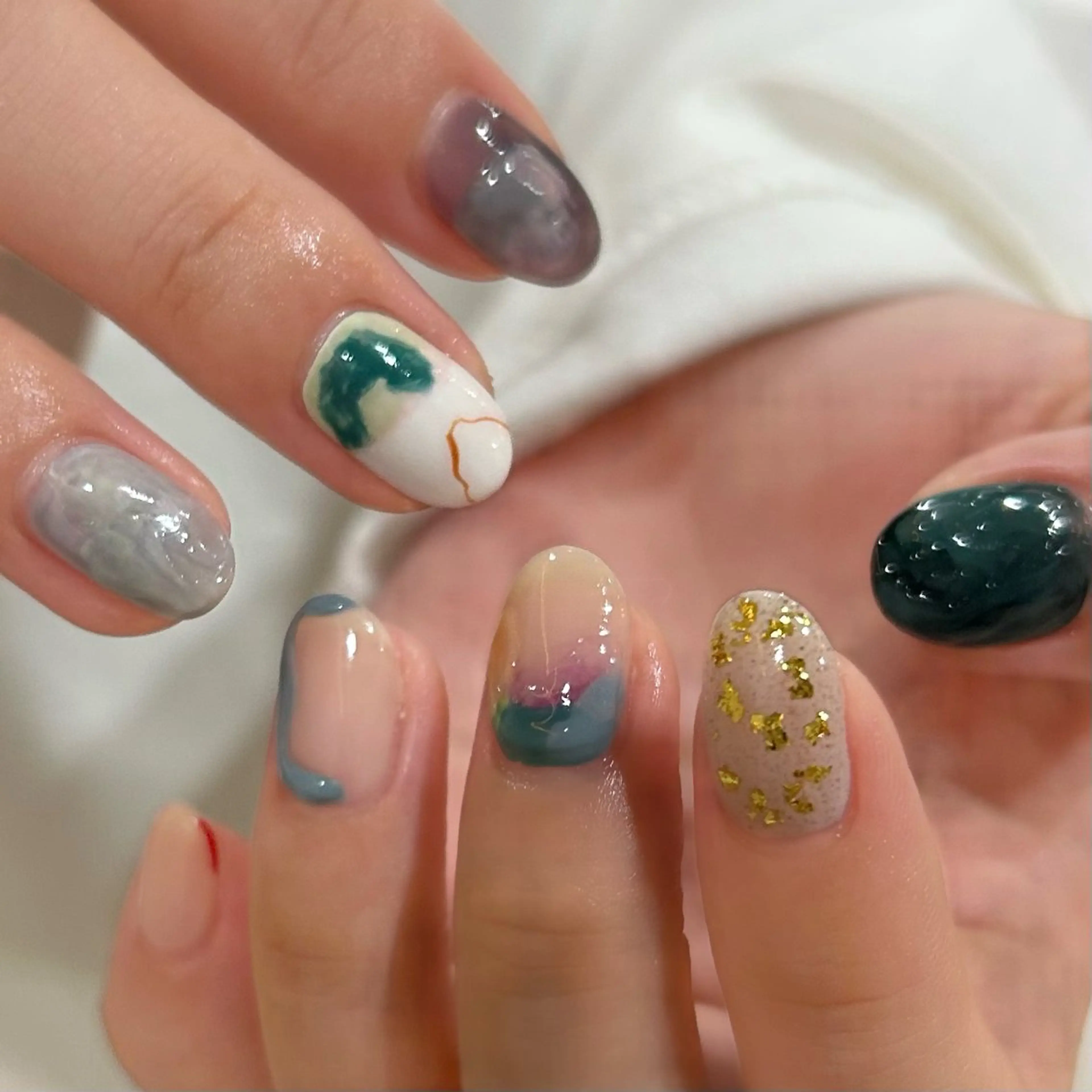 ネイル ハンドネイル shio ♡ 8月分予約受付中のネイルデザイン