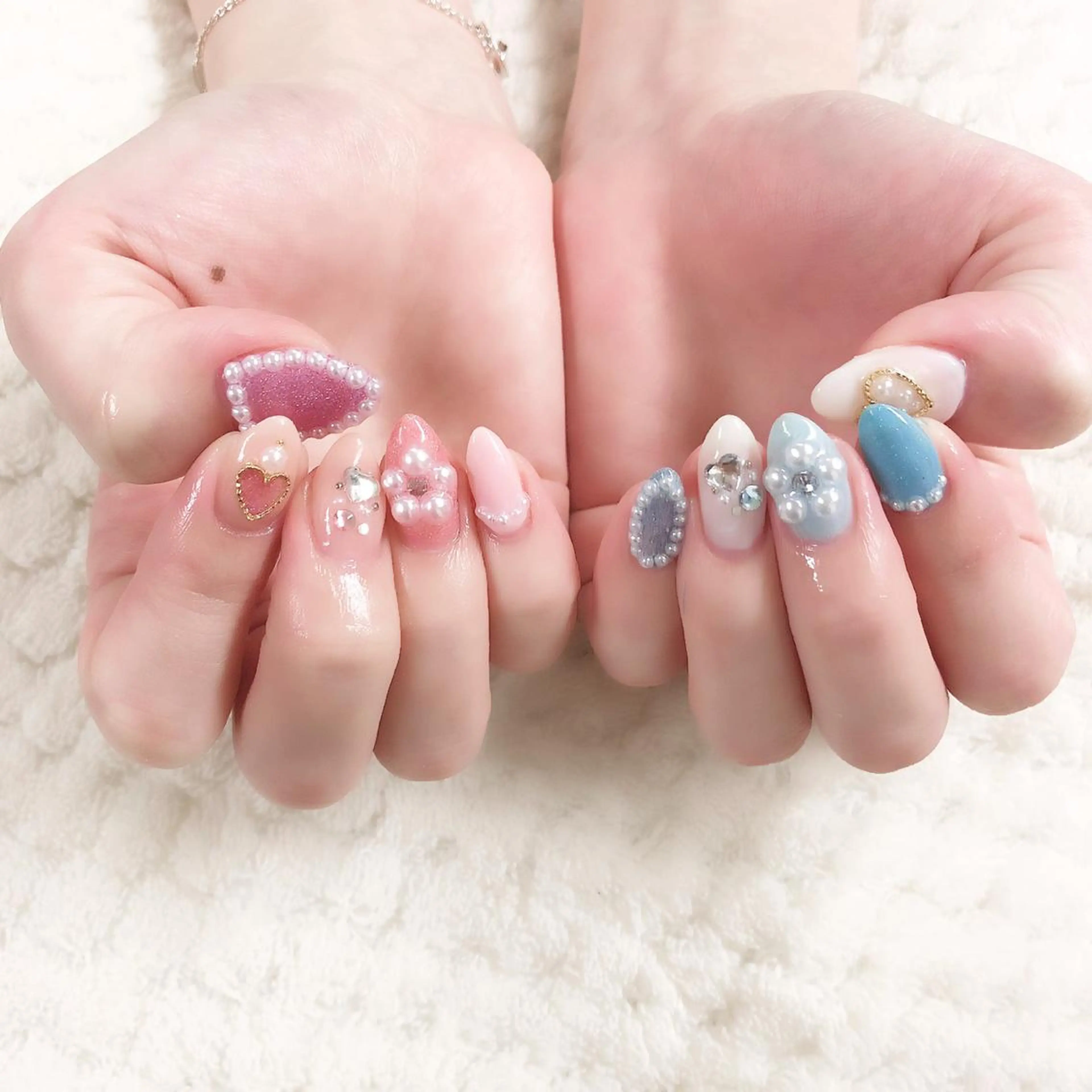 カラー ネイル ジェルネイル 冬ネイル KIREIE NAILSのネイルデザイン