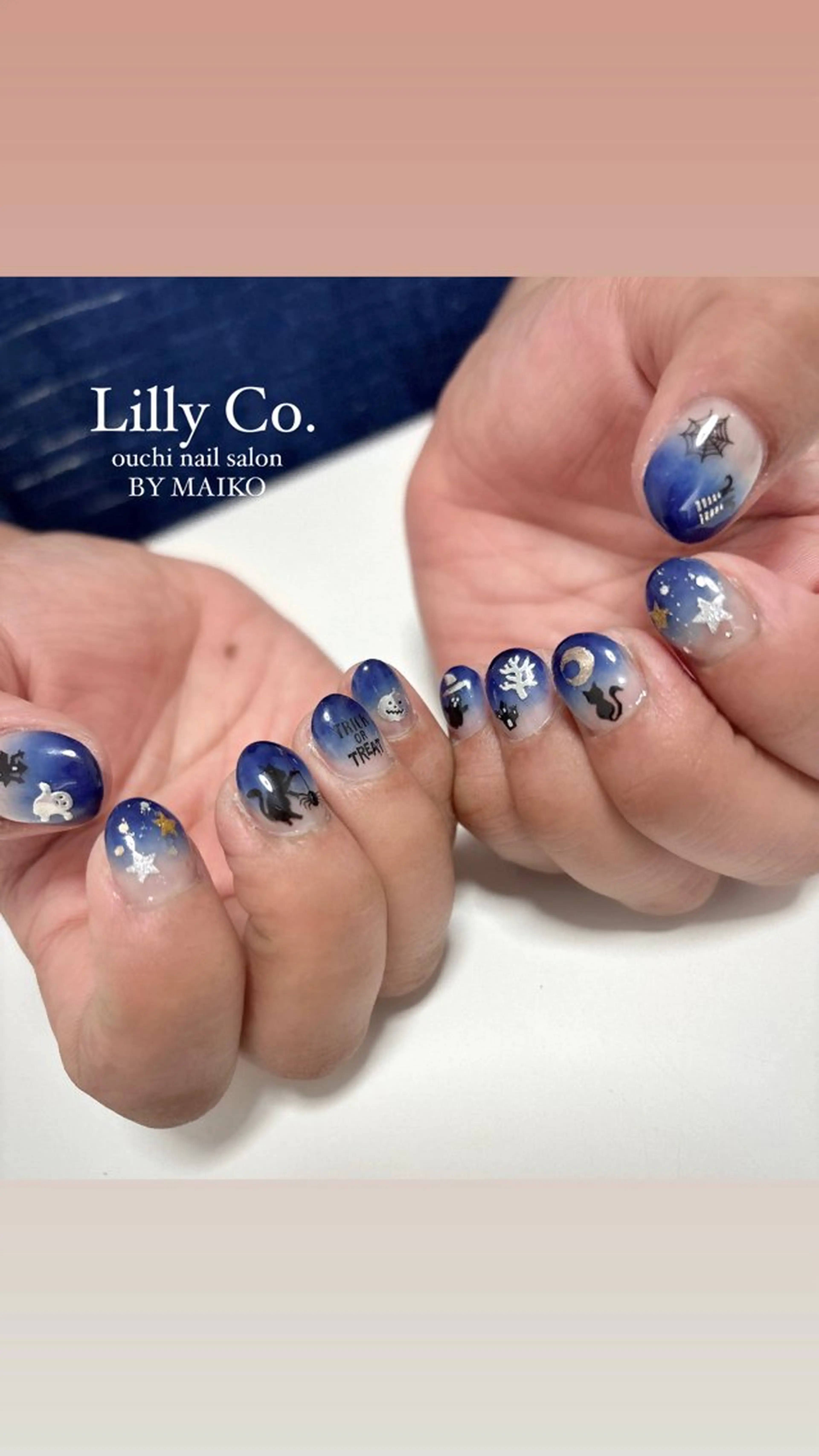 ネイル ハロウィン Lilly Co.のネイルデザイン