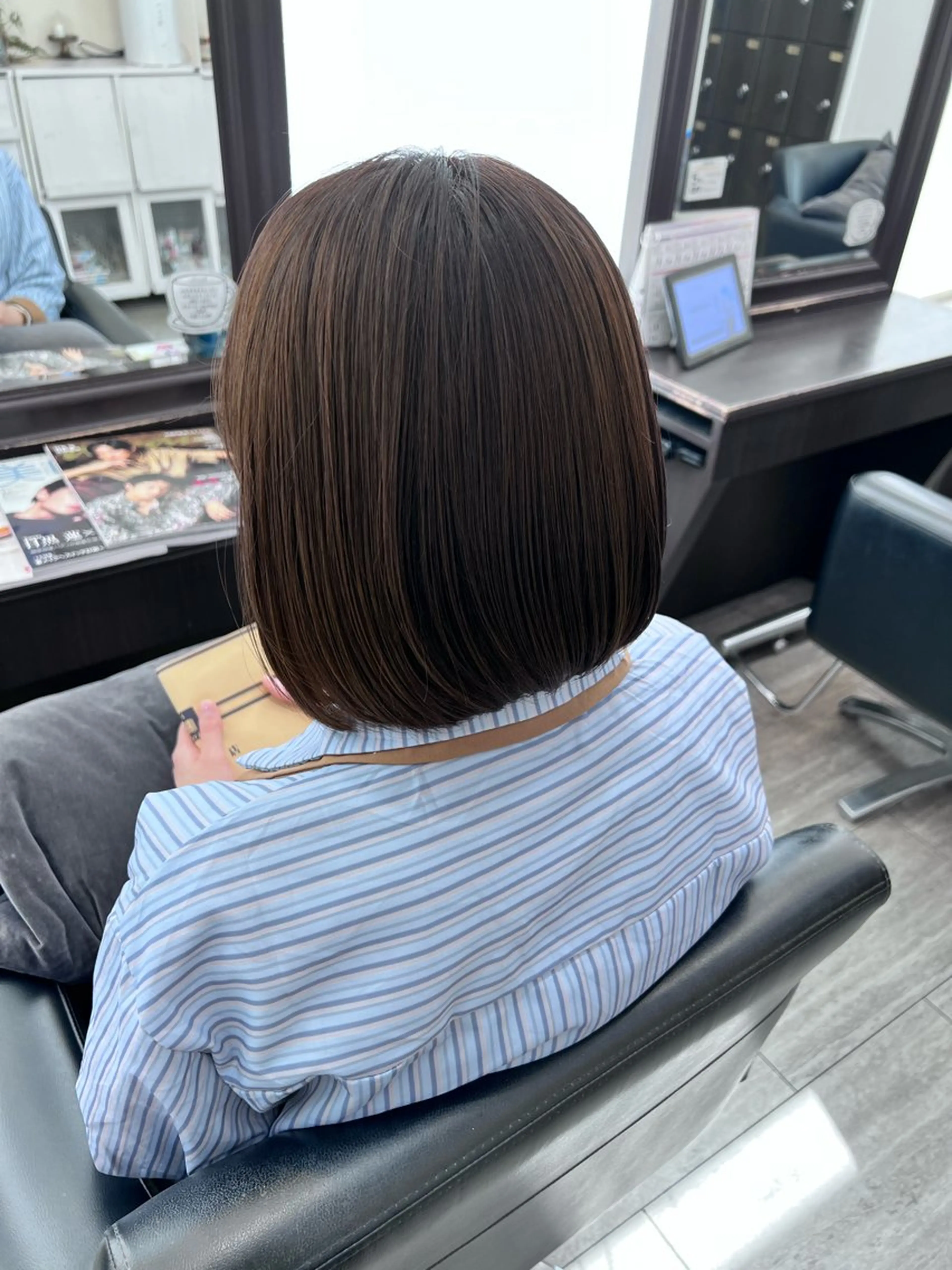 ショート カラー VISAGE Quon所属・中原 元のヘアスタイル