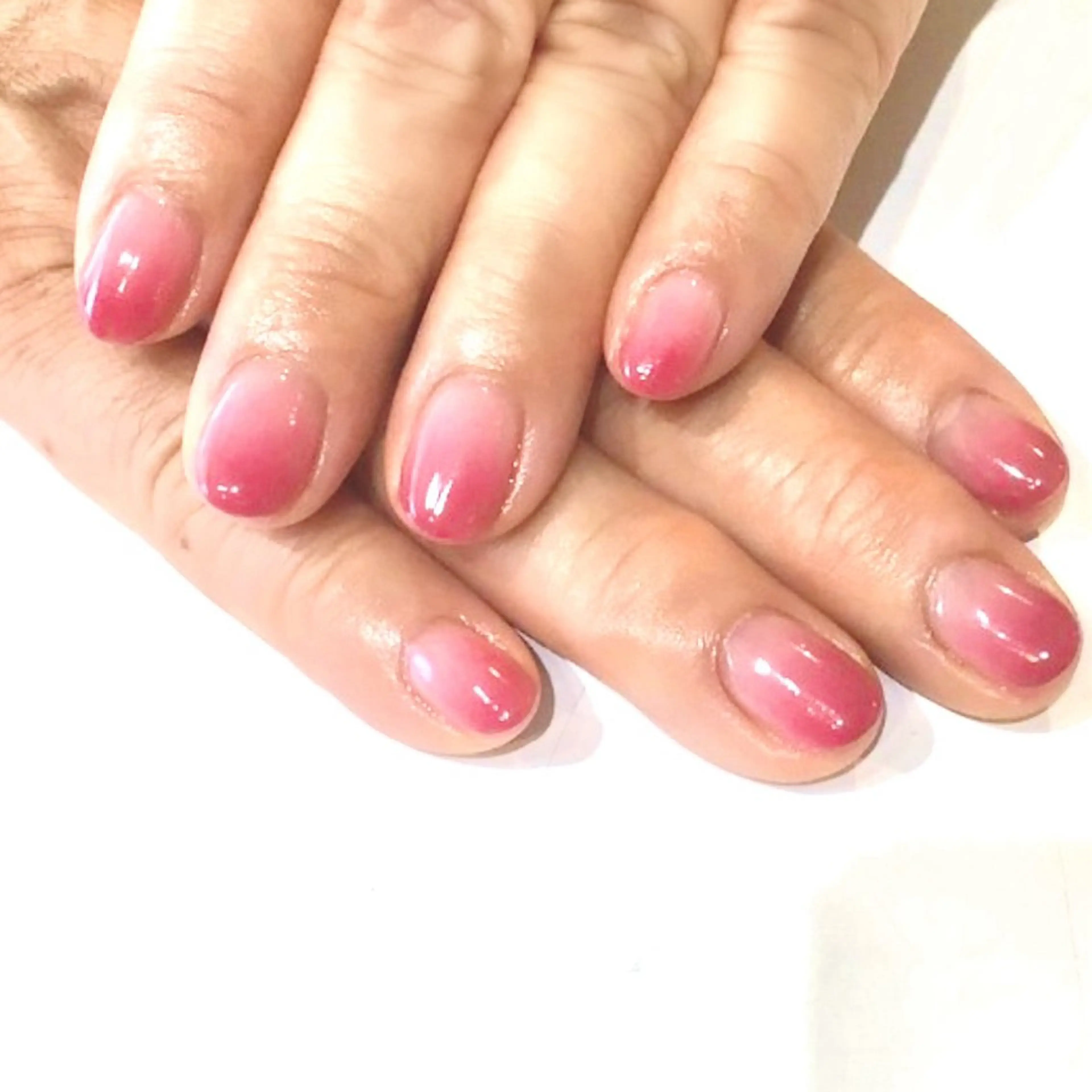 【他店オフ込】〈ハンド〉🎀グラデーション*･✴︎ ¥4400の写真