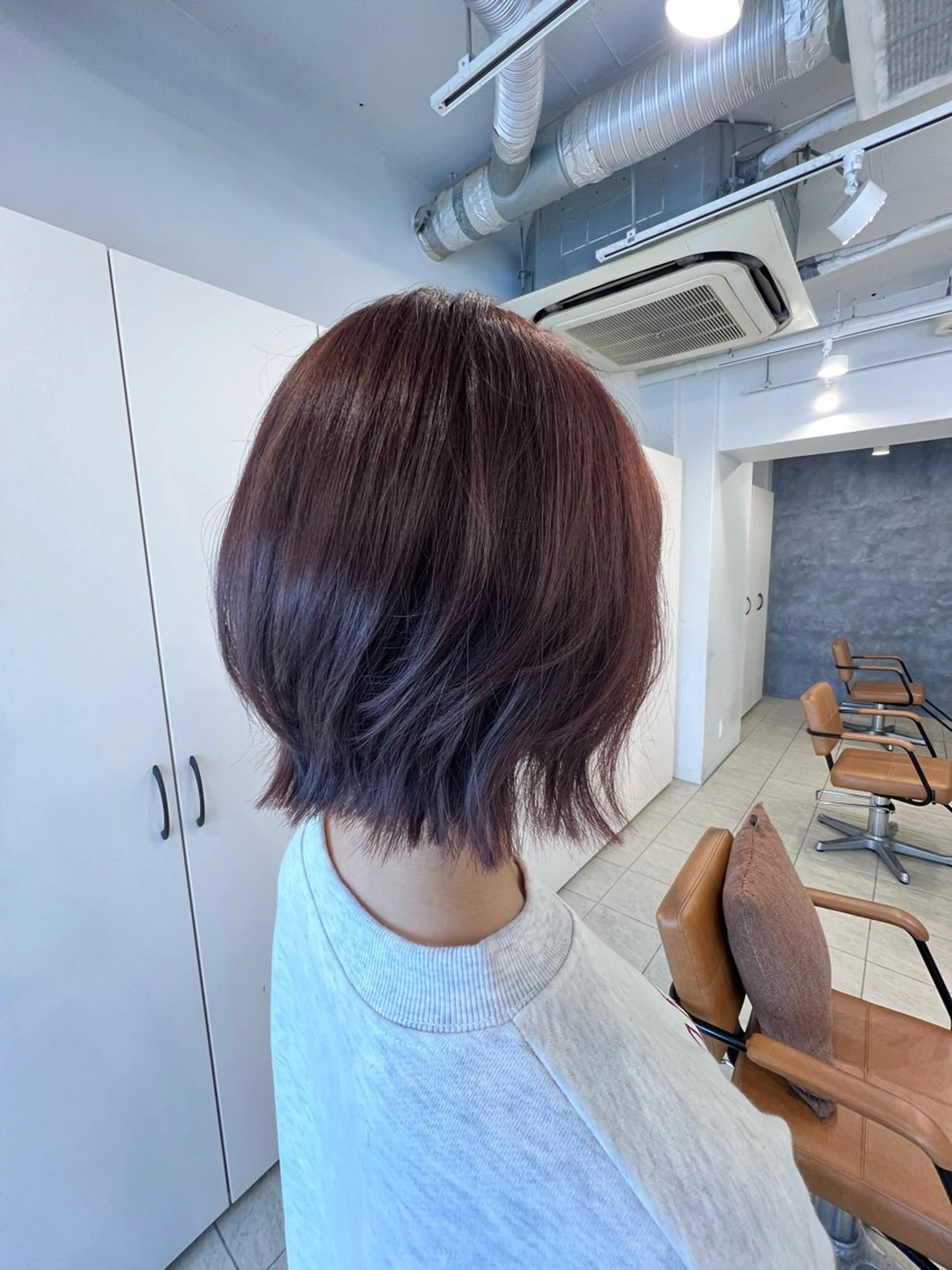 🍎レイヤーボブ✖️うる艶カラー🌈の写真