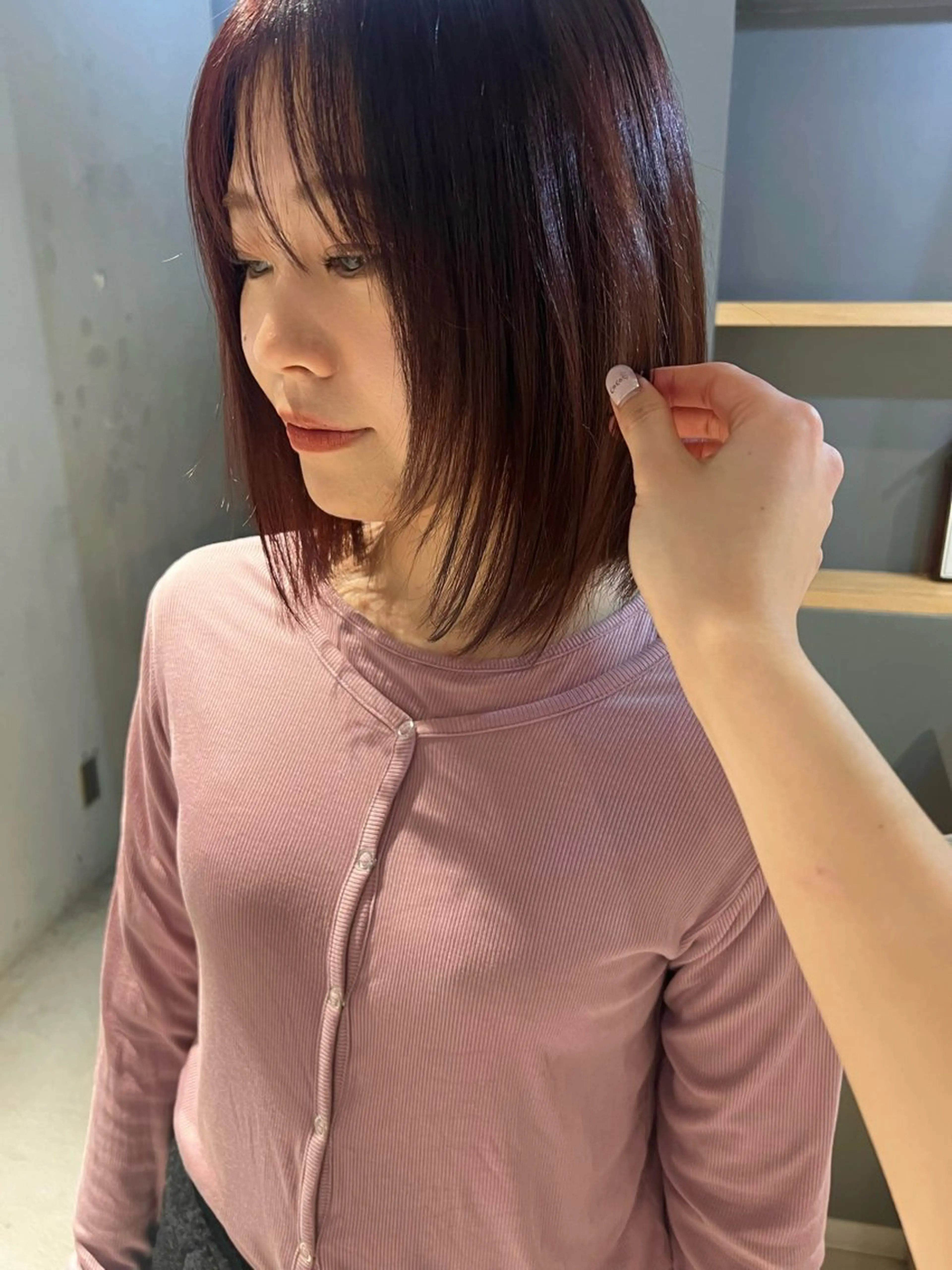 ミディアム カラー 吉祥寺/パーマ/ カラー/Abeのヘアスタイル