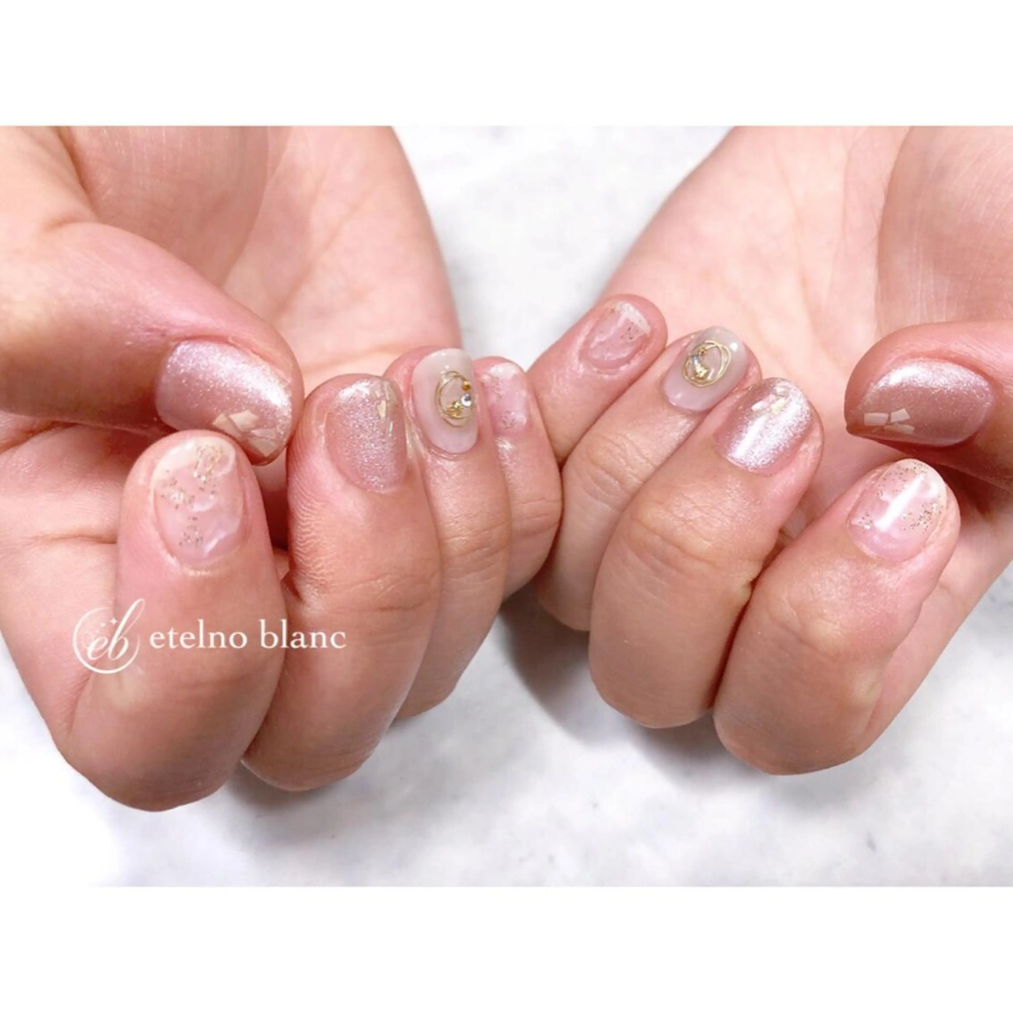 ネイル etelno blanc中目黒のネイルデザイン