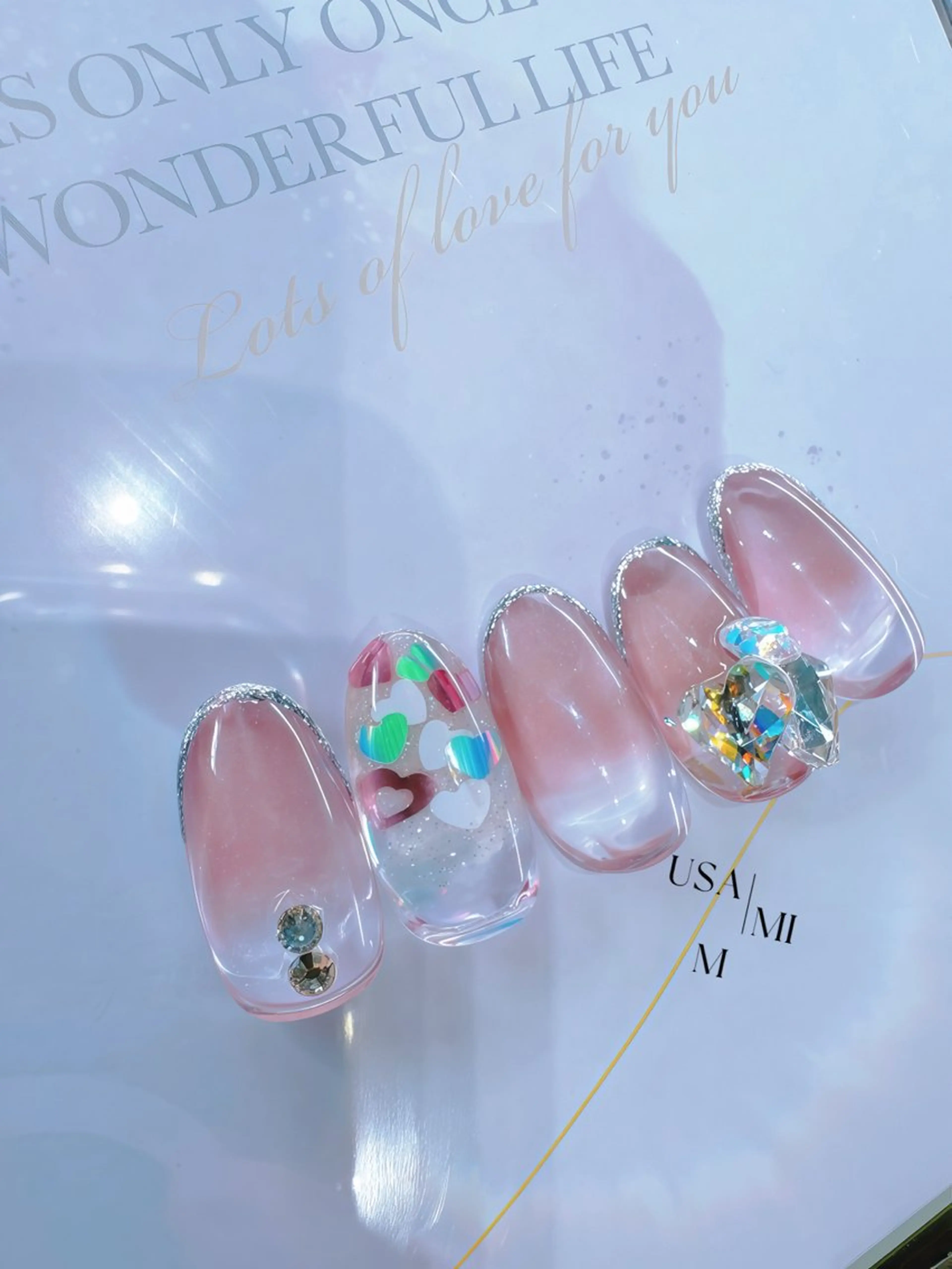 ネイル フットネイル 💕🐰うさみみ🐰 💕猫と触れ合い✨のネイルデザイン
