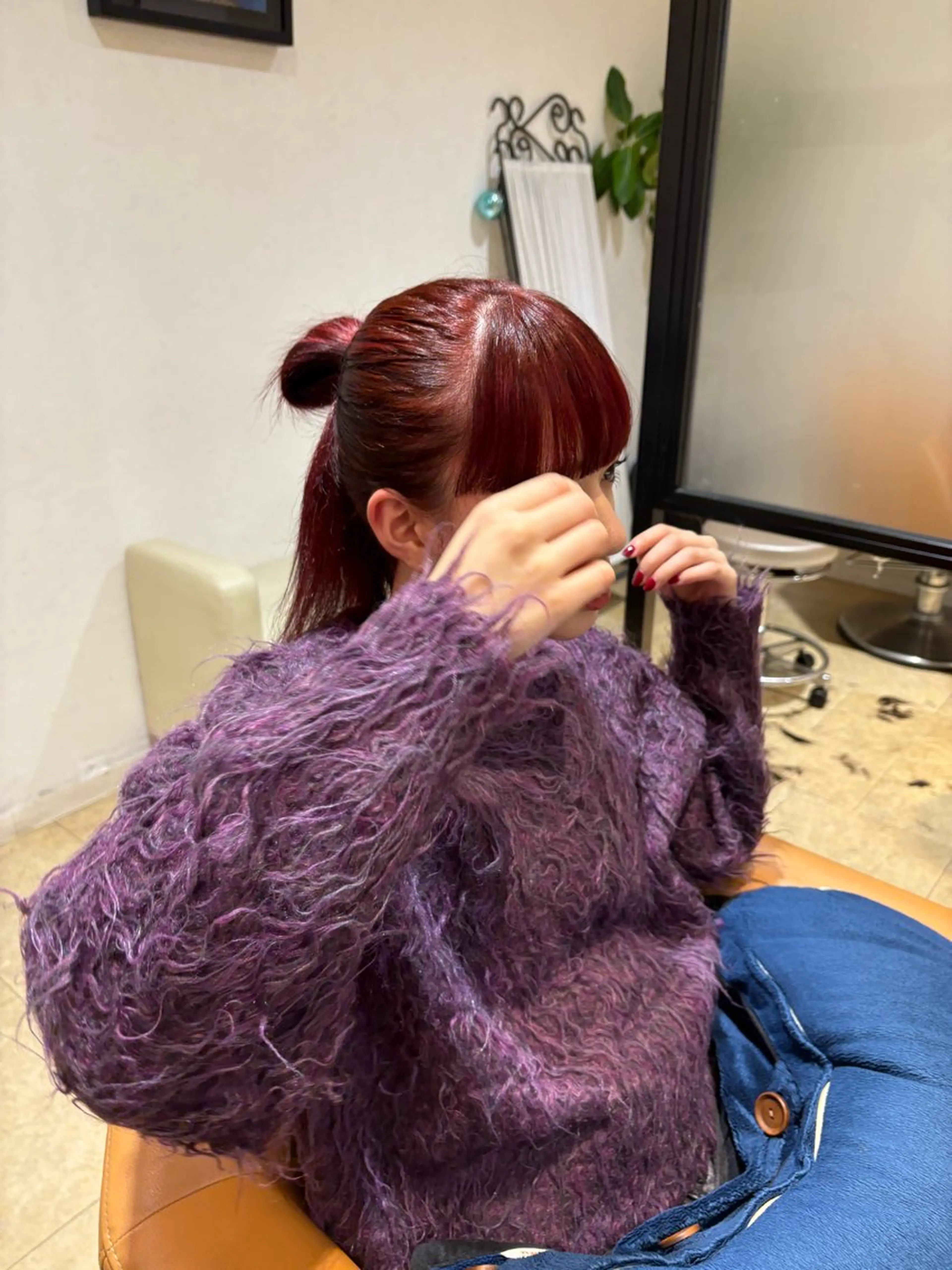 ロング カラー ヘアカラー あいり 福岡美容師のヘアスタイル
