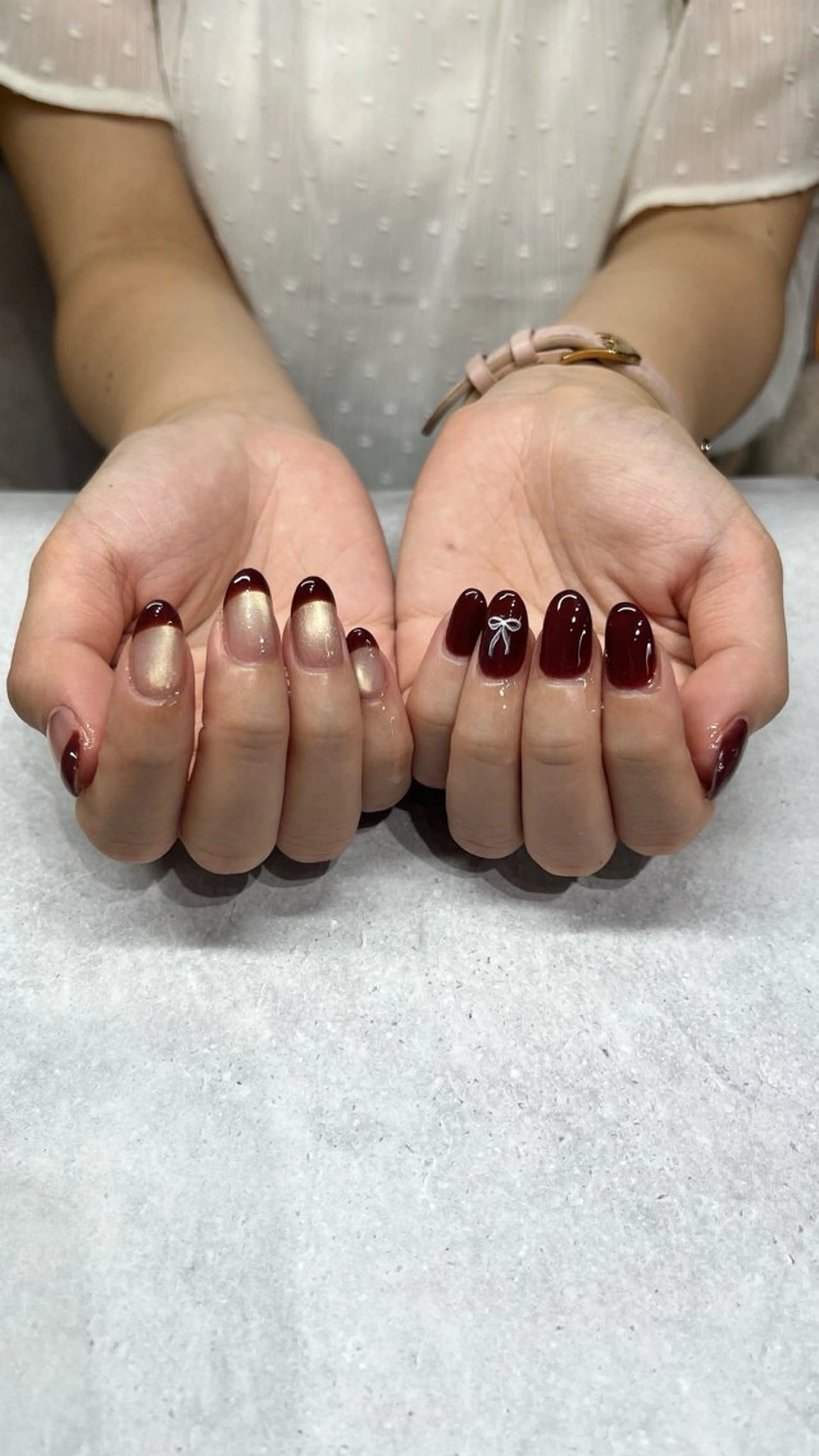 ネイル ハンドネイル 自爪育成専門サロン結 Yuki.tのネイルデザイン