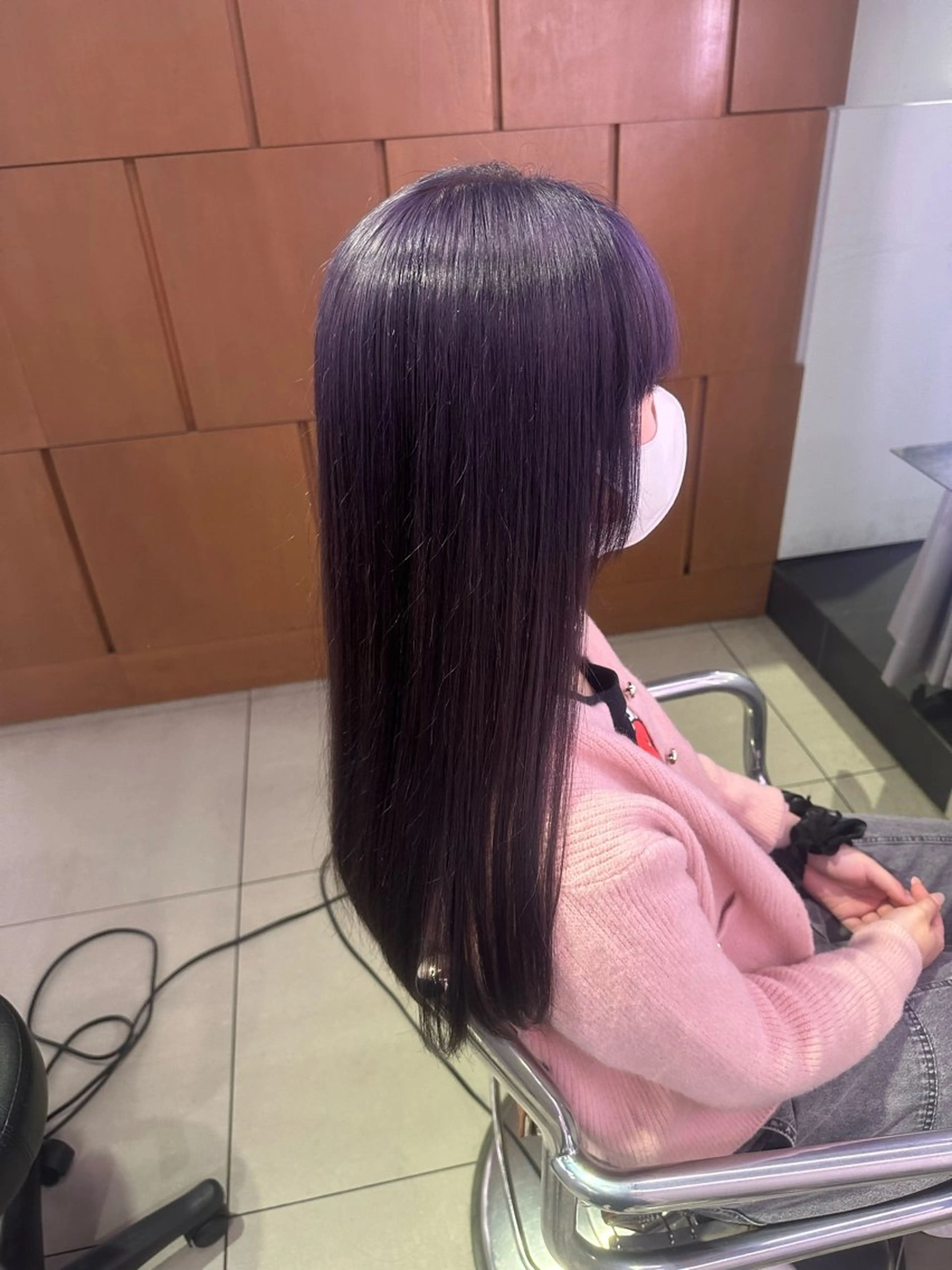 ロング カラー ピチカート所属・きくた みずきのヘアスタイル