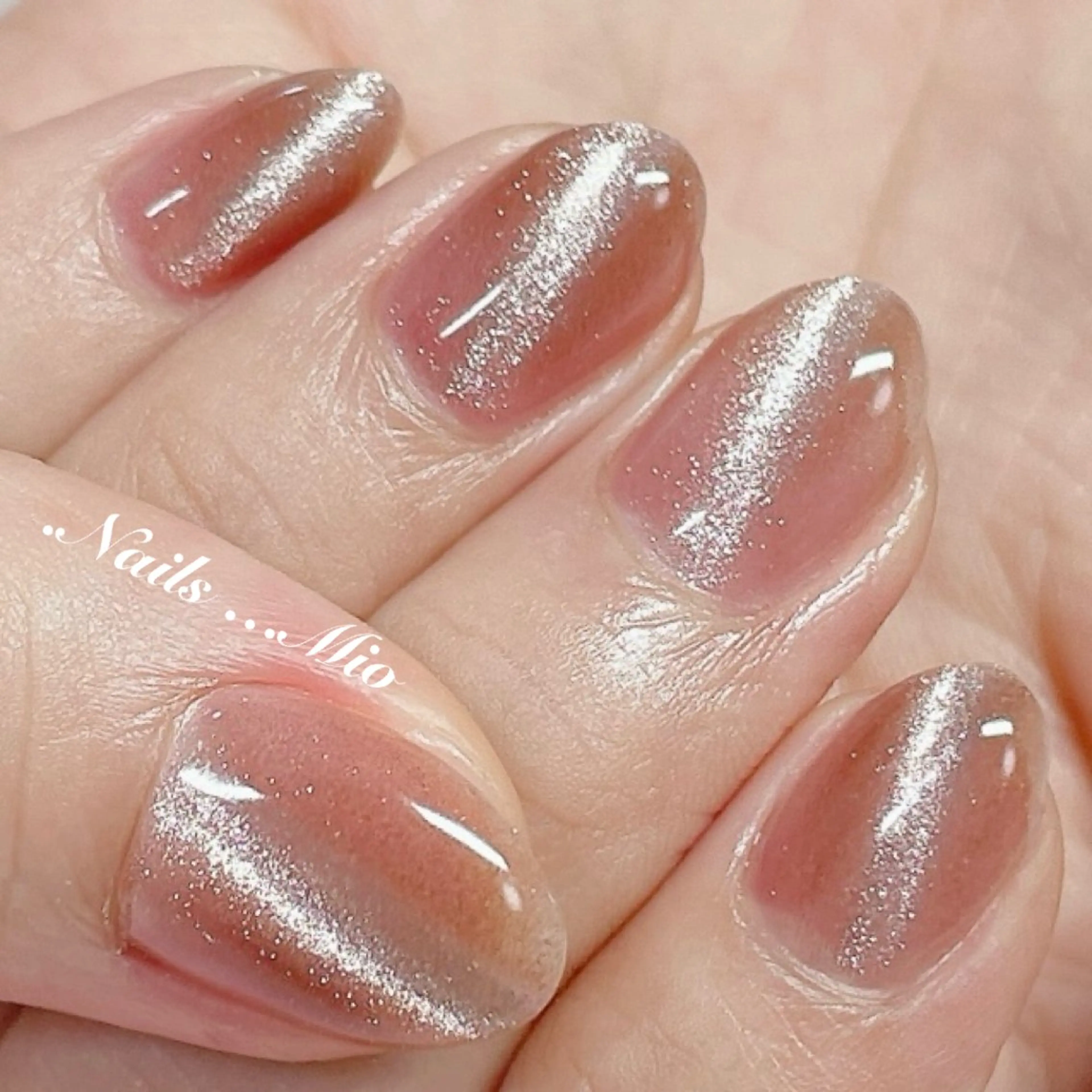ネイル ジェルネイル マグネットネイル .Nails Mio 赤羽西ネイルサロンのネイルデザイン