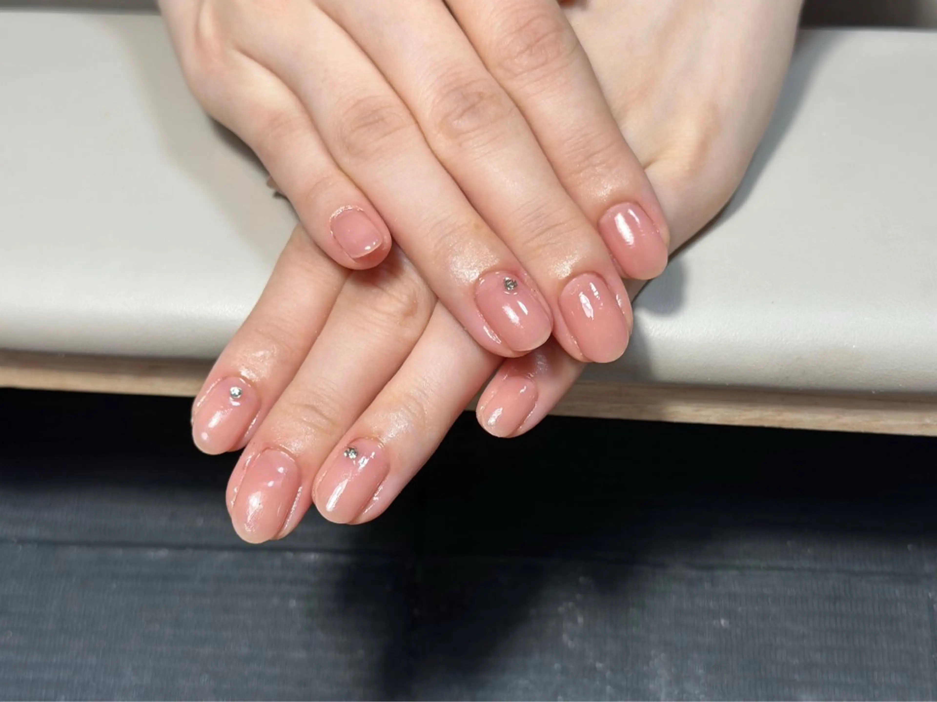 ネイル アートネイル ジェルネイル 持ち込み オフィスネイル シンプルネイル 🍳Le mode co co 🍪のネイルデザイン